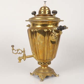 SAMOVAR, mässing, 1900-tal.