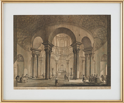 GIOVANNI BATTISTA PIRANESI, ruinlandskap, etsning.