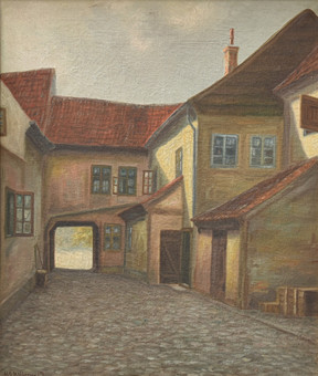 H. C. KLIIM (1891-1942). Marinemaleri, olie på lærred. Danmark 1917. Signeret.