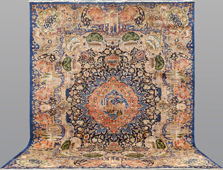 MATTA. Figural Kashmar, 390 x 295 cm.