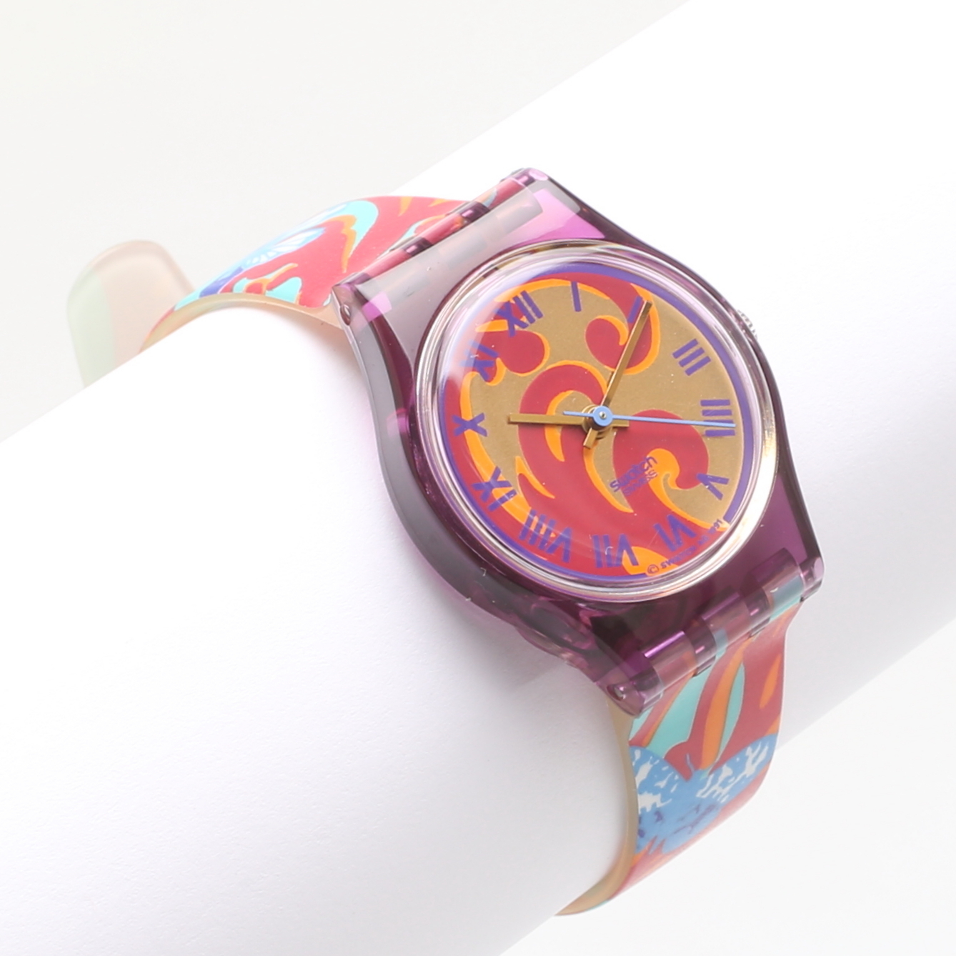 Swatch Watch - LV102 - FLEUR DE LYS Swatch Lady FLEUR DE LEYS LV102 (1992) main image 4