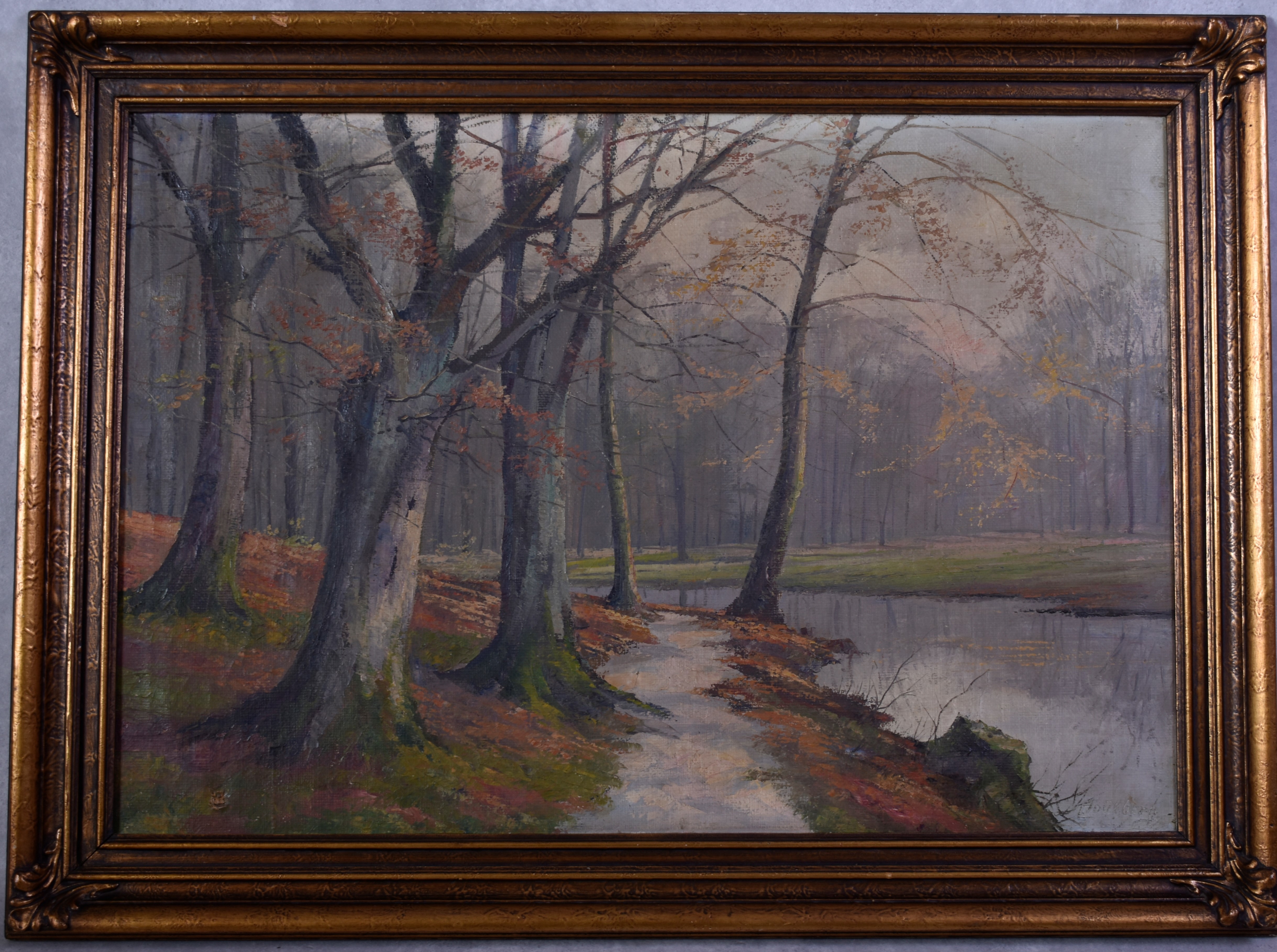 Leo Houlberg 1896 Vejle Denmark Oil On Canvas Signed Art Paintings Auctionet
