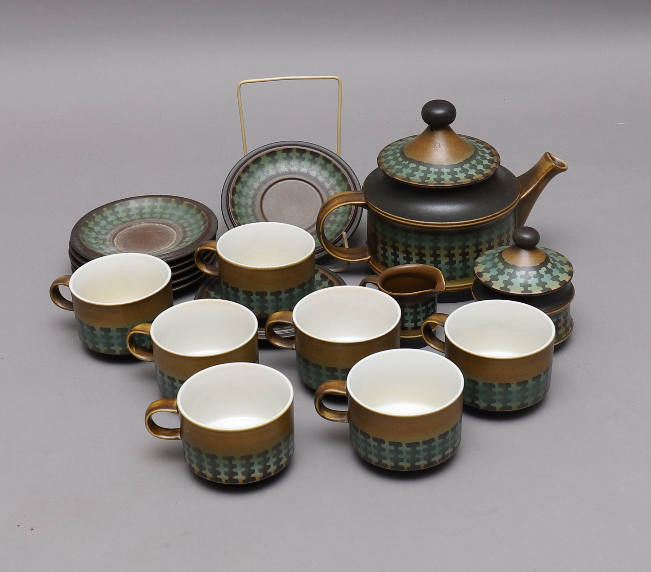 Images for 1205208. TEA SET PARTS, 17 pieces, ceramic, OPM Wallis