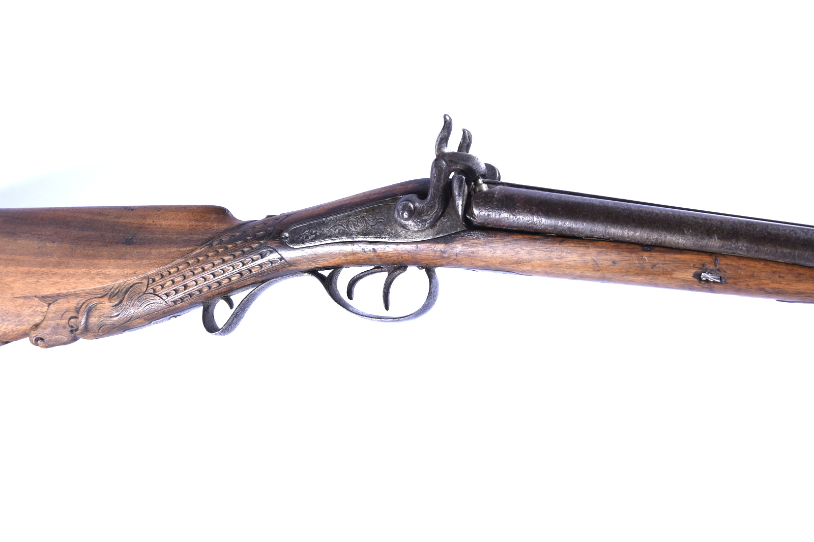 Images for 1249909. BUCKLE RIFLE, double barrel 1860s. 