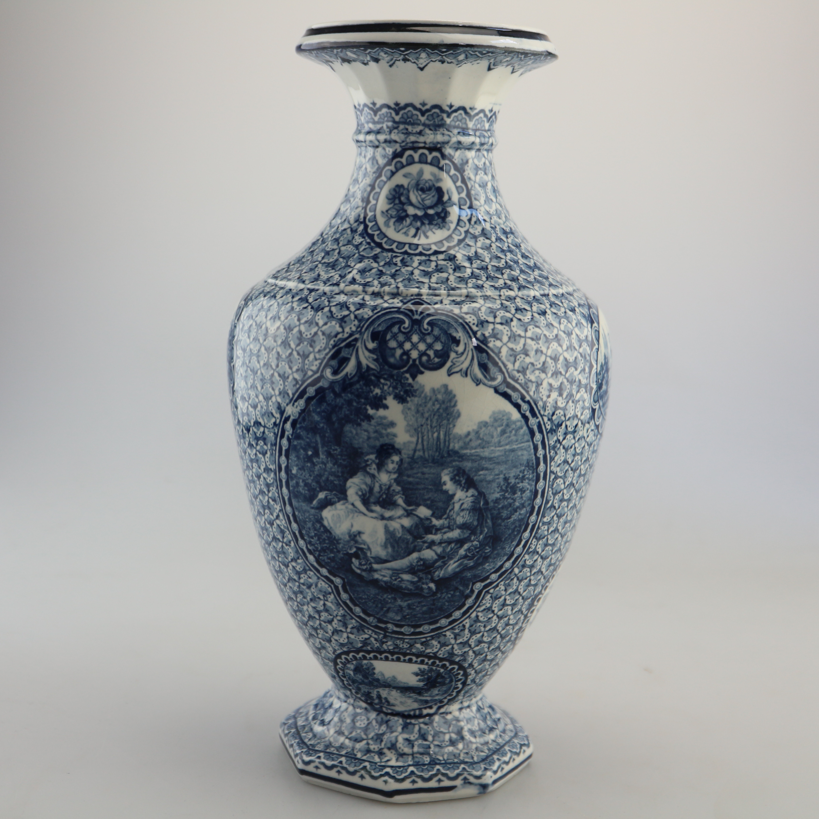 Images for 1332323. FRANZ ANTON MEHLEM BONN PORCELAIN VASE.