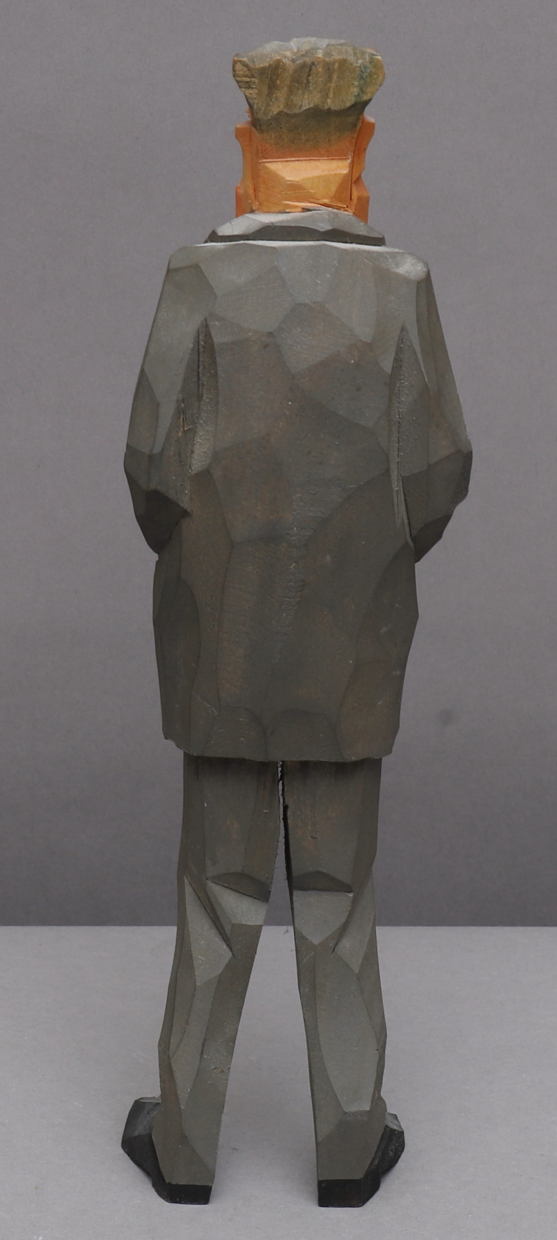 Bilder för 1343232. SVEN GUNNARSSON. snidad träfigur, Tage Erlander ...