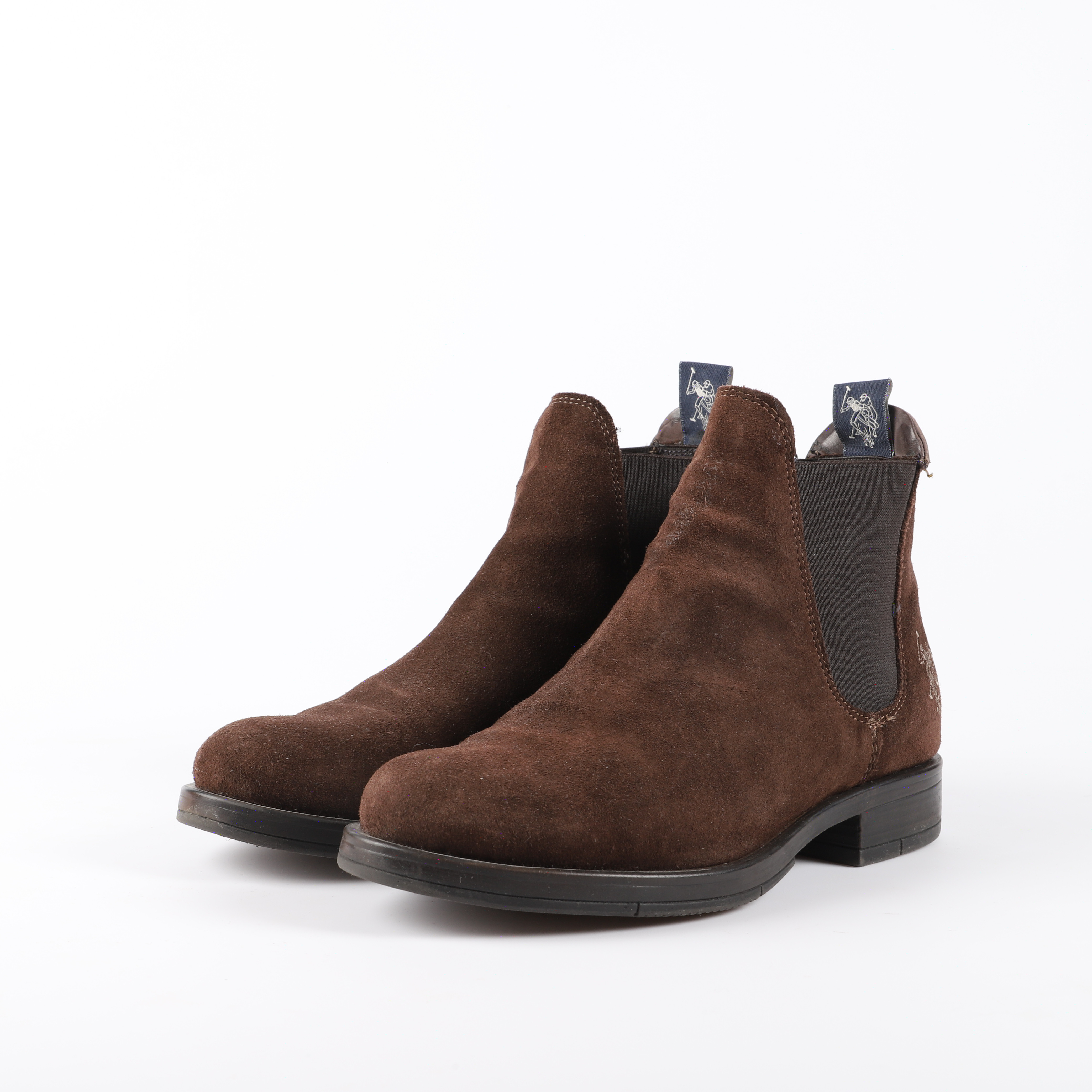 BOOTS, brown suede, US Polo. Vintage clothing & Accessories BOOTS, brown suede, US Polo. Vintage clothing & Accessories