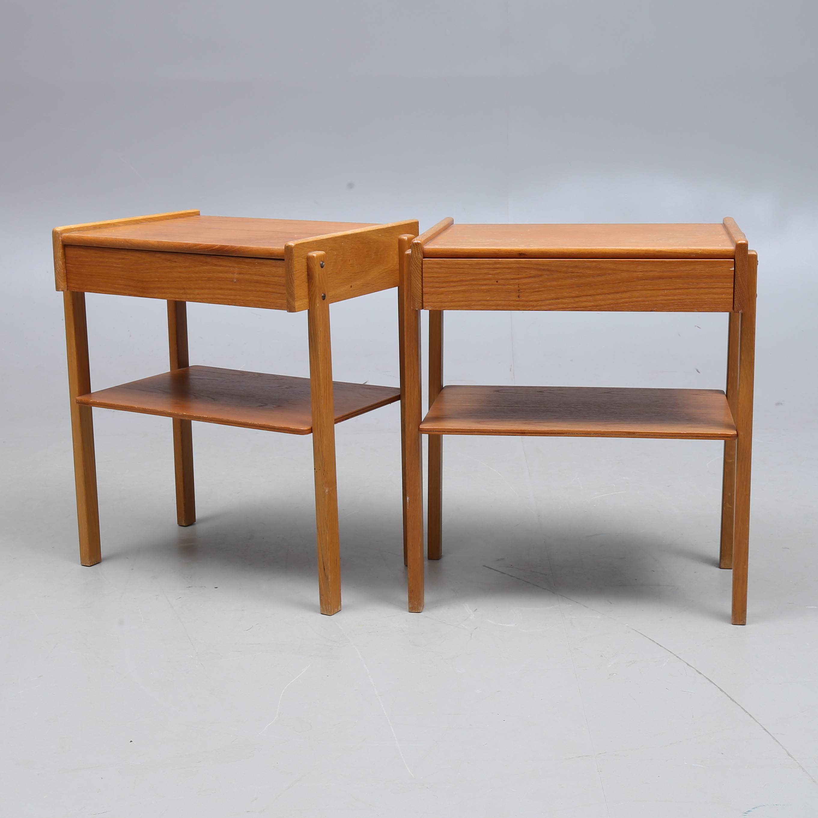 SINGLE TABLE, 1 pair, AB Carlström & Co Möbelfabrik, the SINGLE TABLE, a pair, Carlström & Co Möbelfabrik, the second