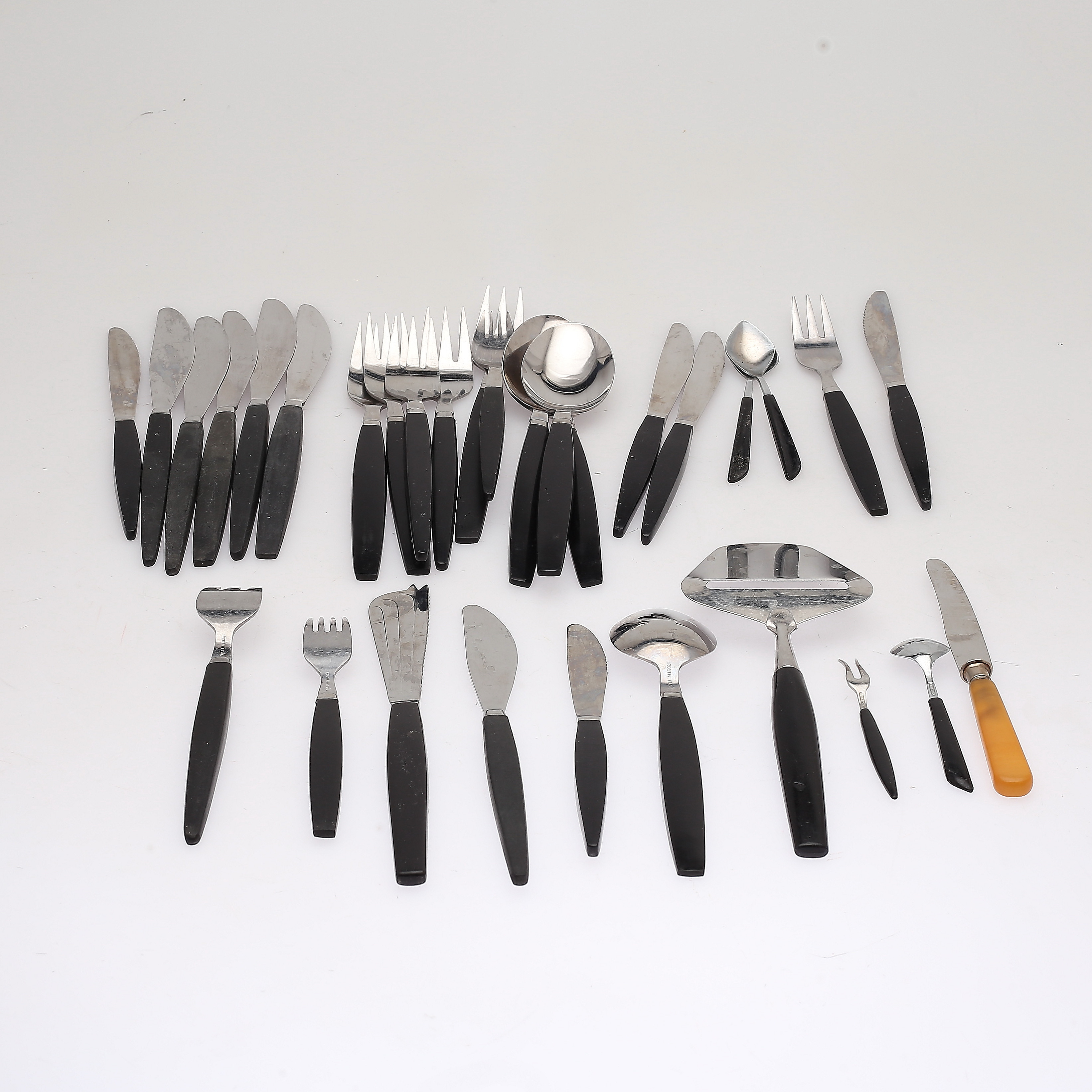 Images for 1400624. CUTLERY PARTS, 51 pcs, stainless steel, several ...
