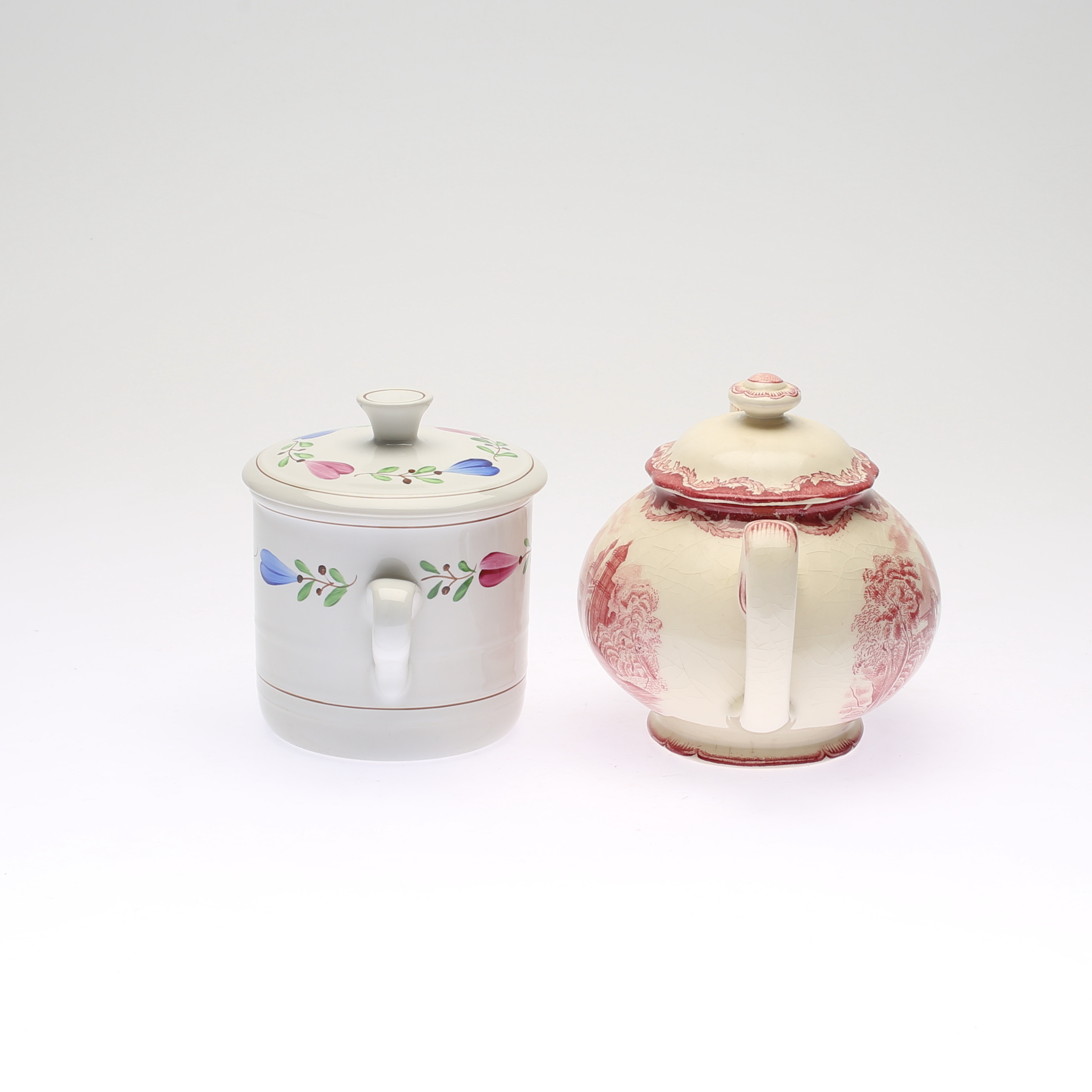 Images for 1417952. TEAPOT AND LID JAR, porcelain, "Bengali", Rörstrand