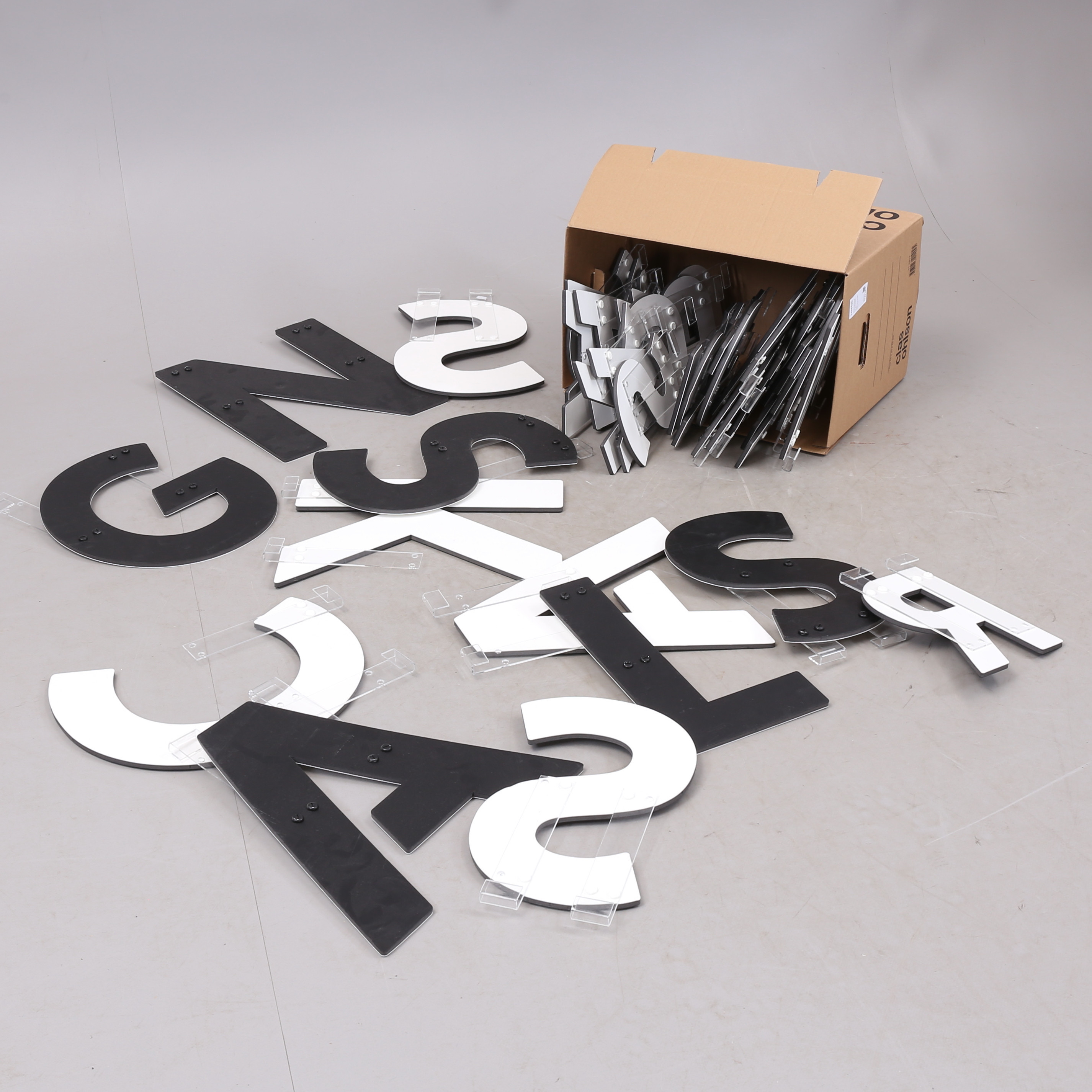 Sign Material Letters 41 Pcs Plastic Material Foam Rubber Other Other Auctionet