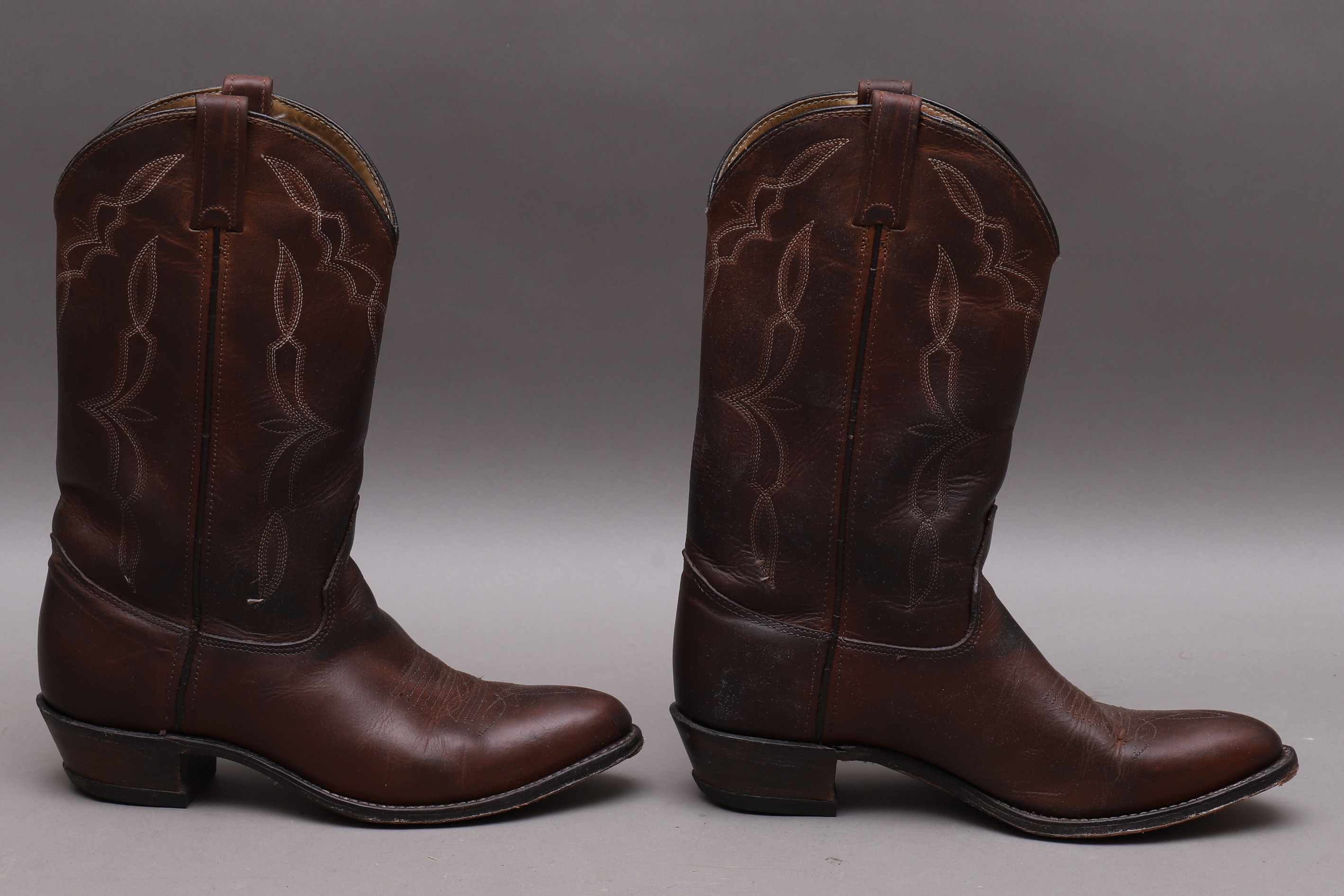 COWBOY BOOTS, stövlar, läder. Vintagekläder & Accessoarer - Auctionet
