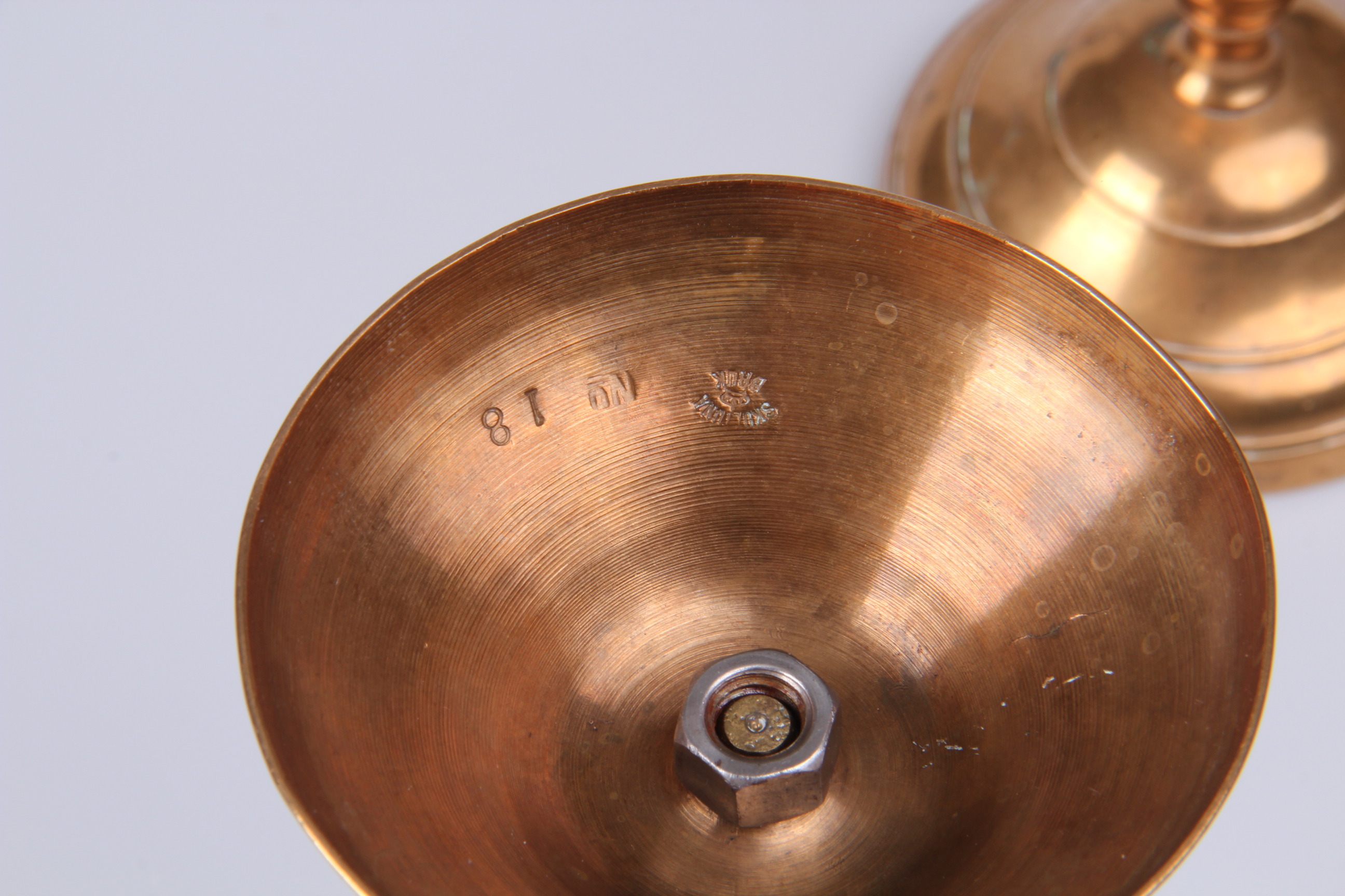 Images for 150330. CANDLES, a pair, No 18, Skultuna mill.