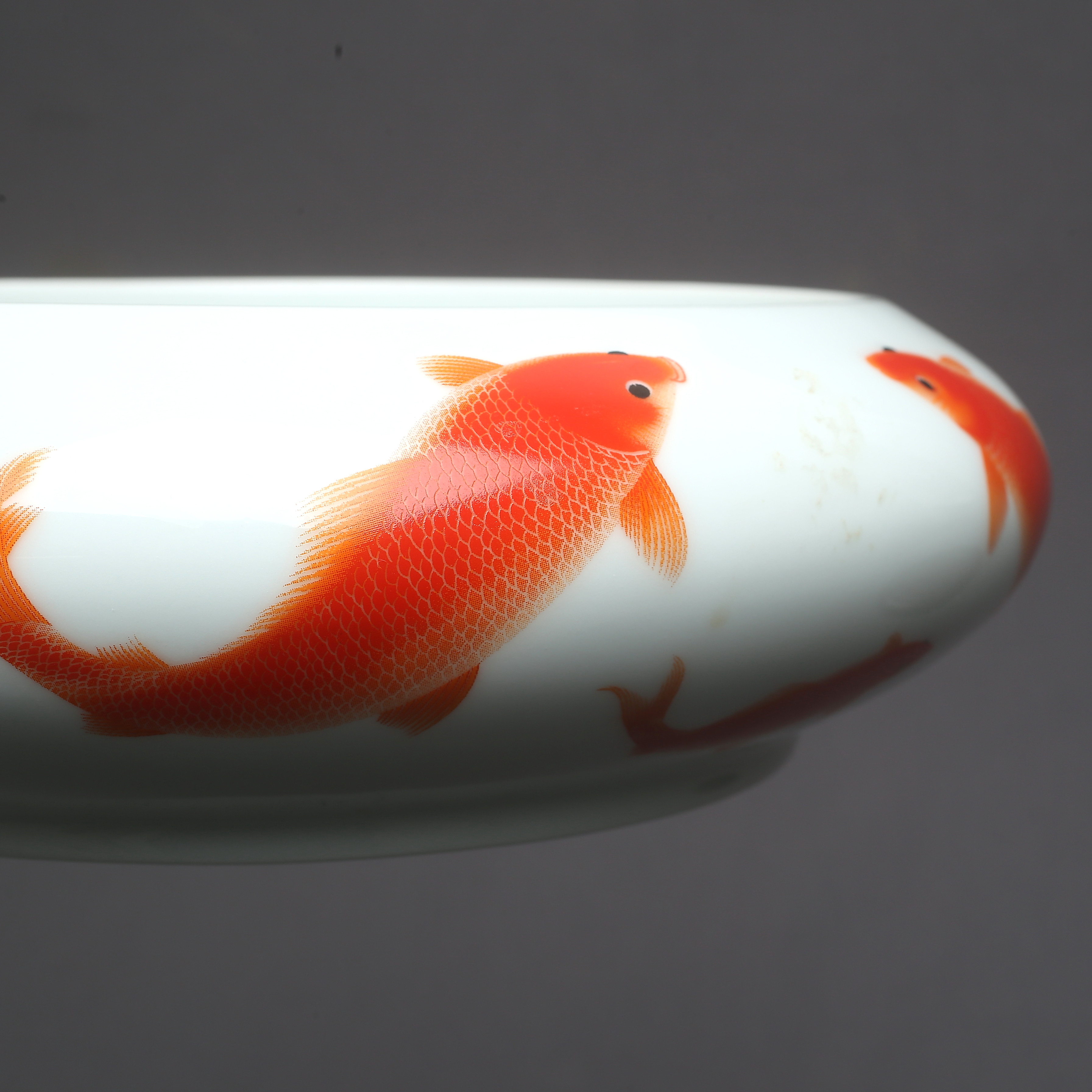 Goldfish In Porcelain Bowl New Worldnull