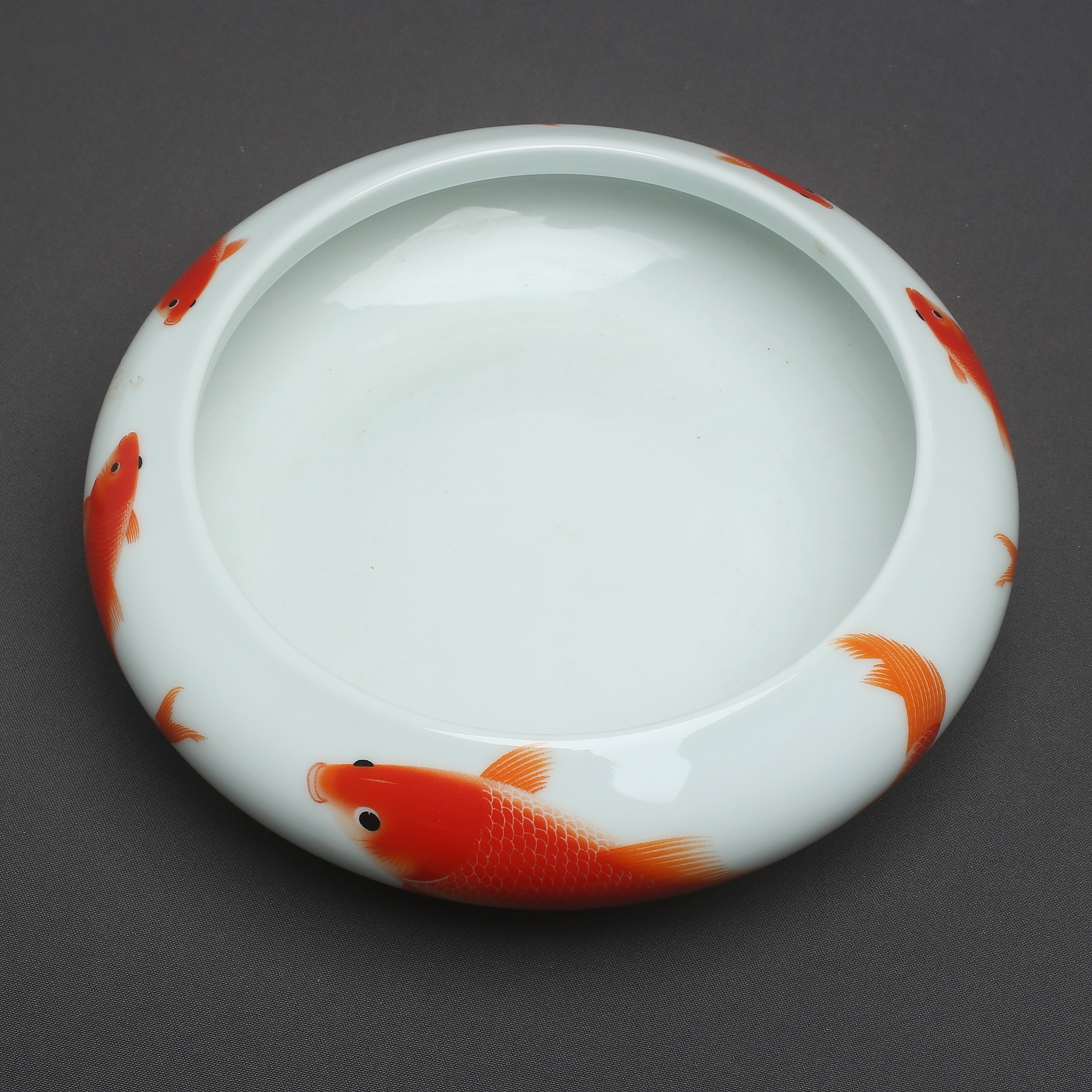Goldfish In Porcelain Bowl New Worldnull