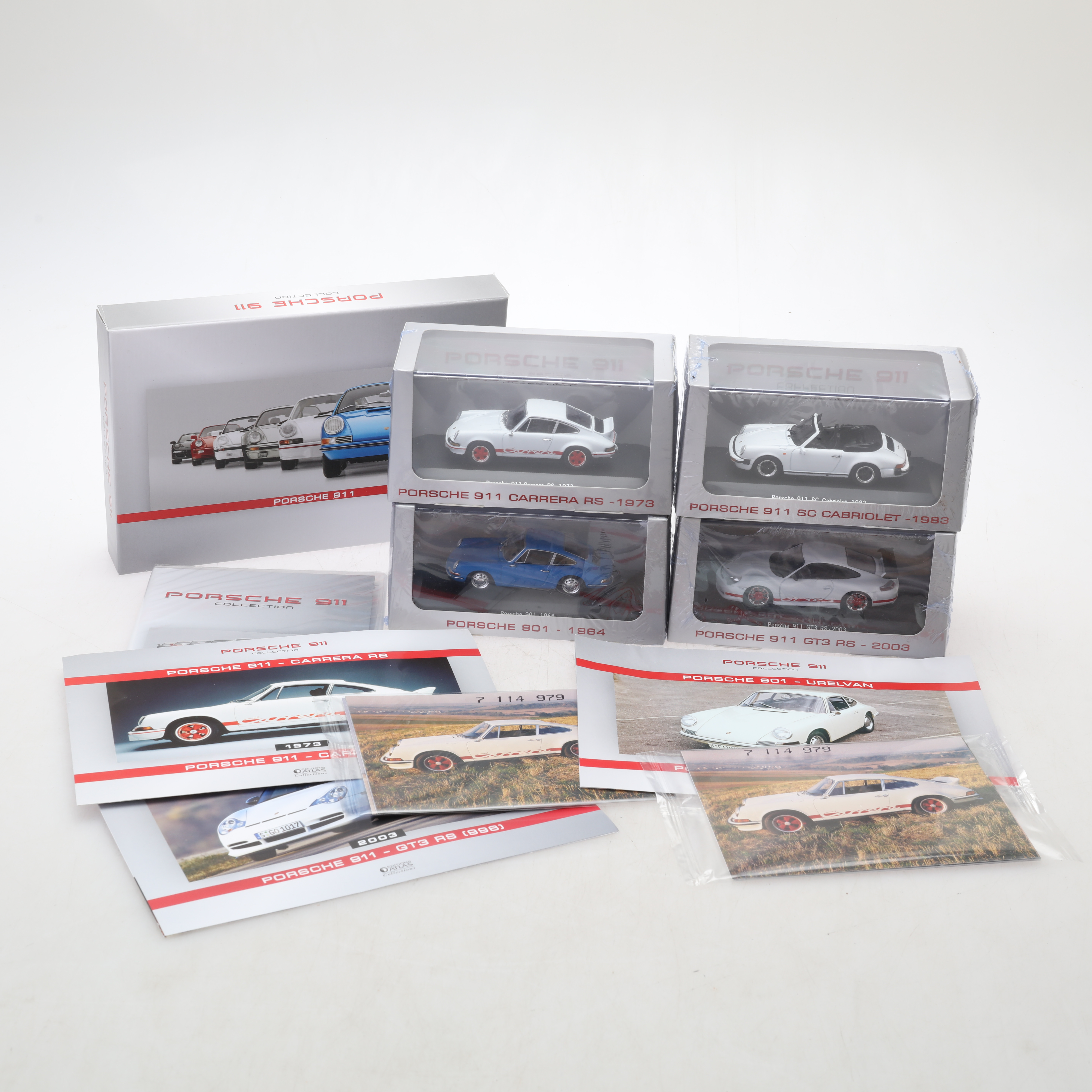 Collector Cars 4 Pcs Porsche 911 Atlas Collection Toys Auctionet