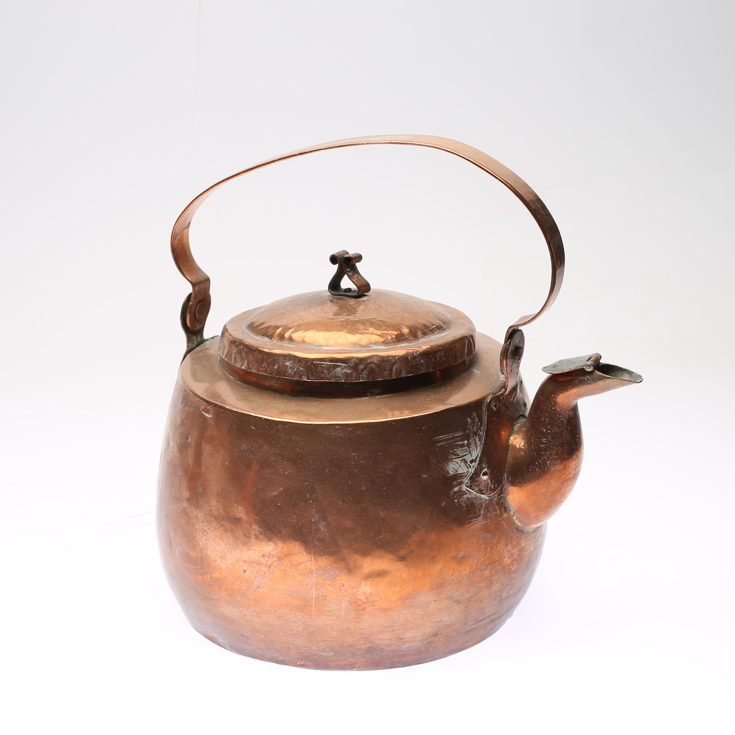 COPPER ITEMS, 1800s / 1900s. Silver & Metal Pewter, Brass & Copper