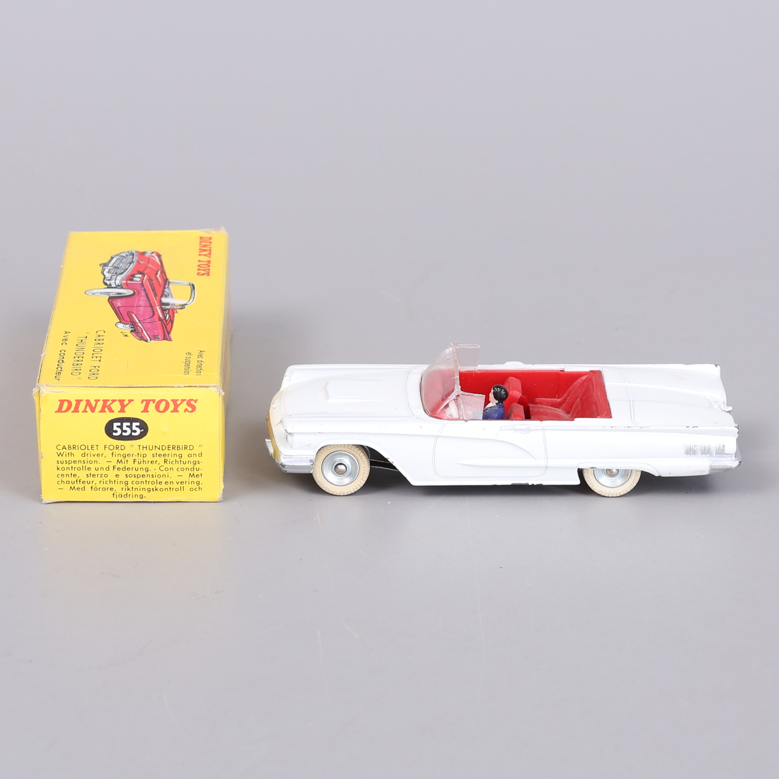 Dinky Atlas Ford Thunderbird Cabriolet Blanche 1/43 - Édition Spéciale Noël 2011