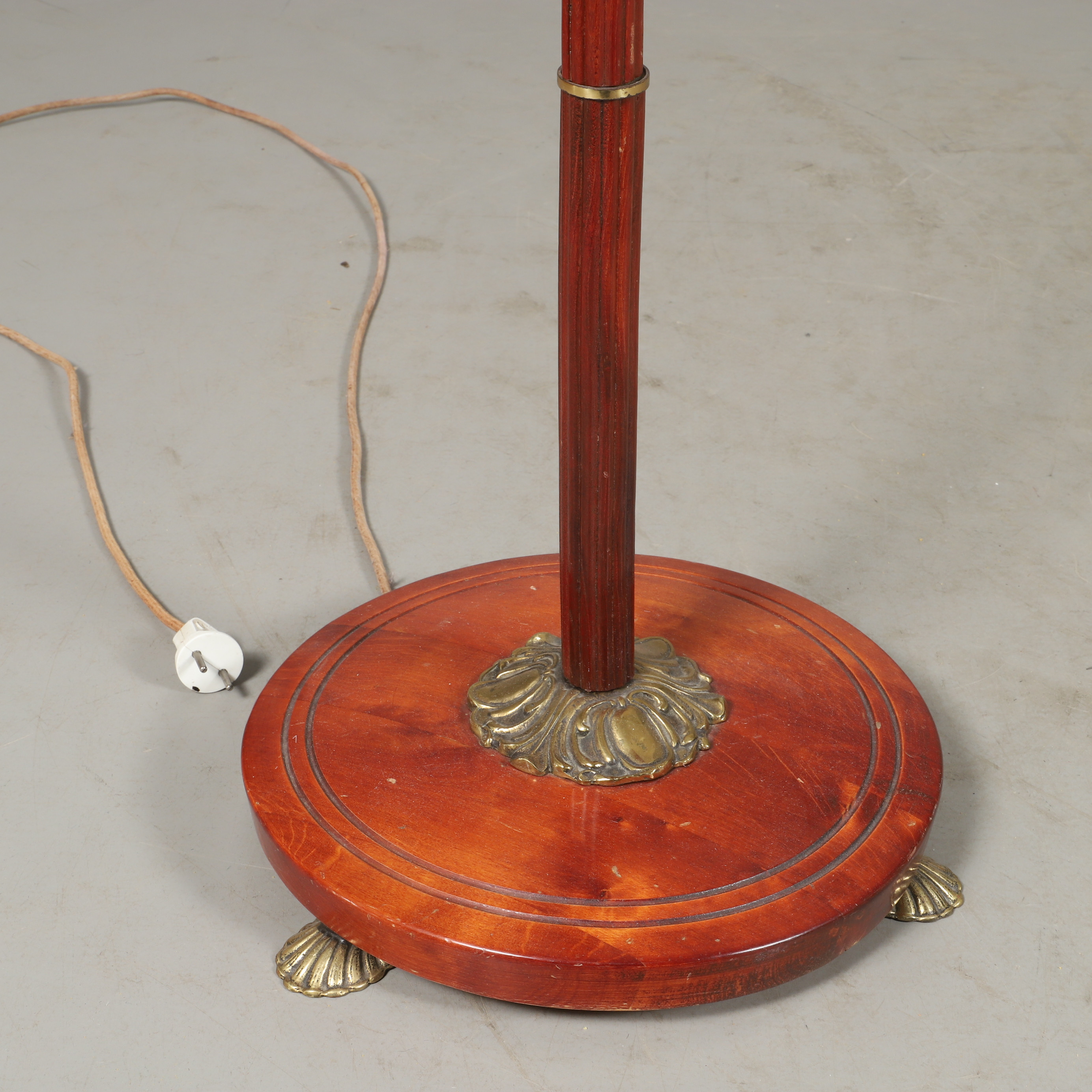 Images for 1662598. FLOOR LAMP, 2armed, birch/brass, AB Armatur