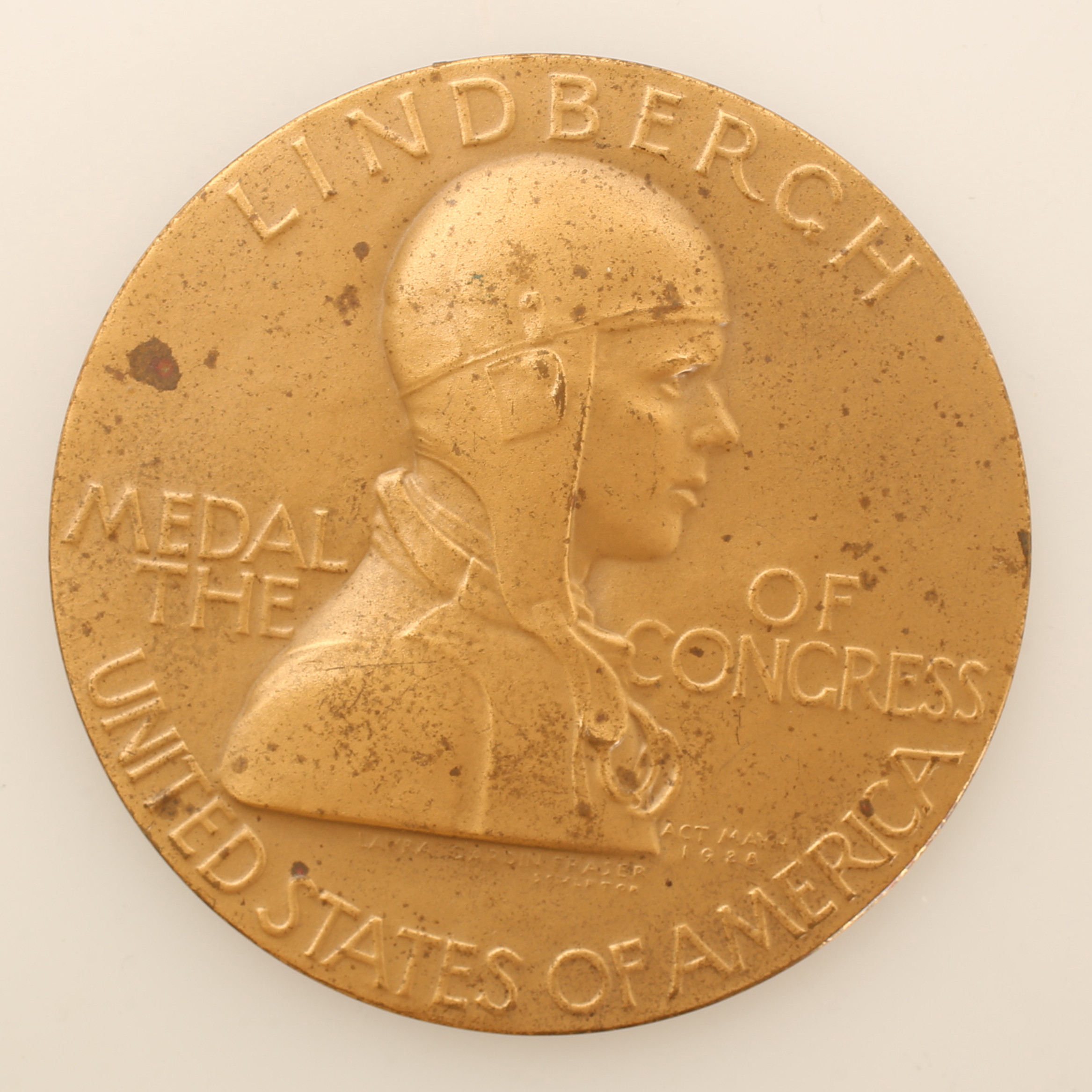 charles-lindbergh-medal-of-the-congress-usa-1928-mynt-medaljer