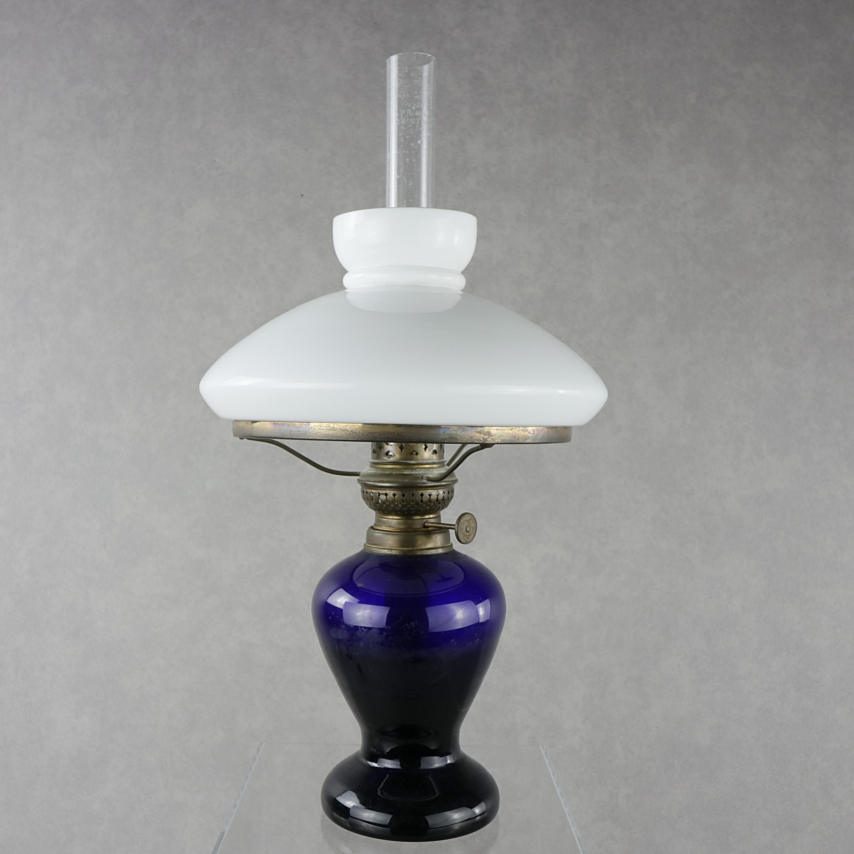 Images for 1867545. TABLE PHOTO LAMP, glass and brass, KL Karlskrona lamp factory, first half of