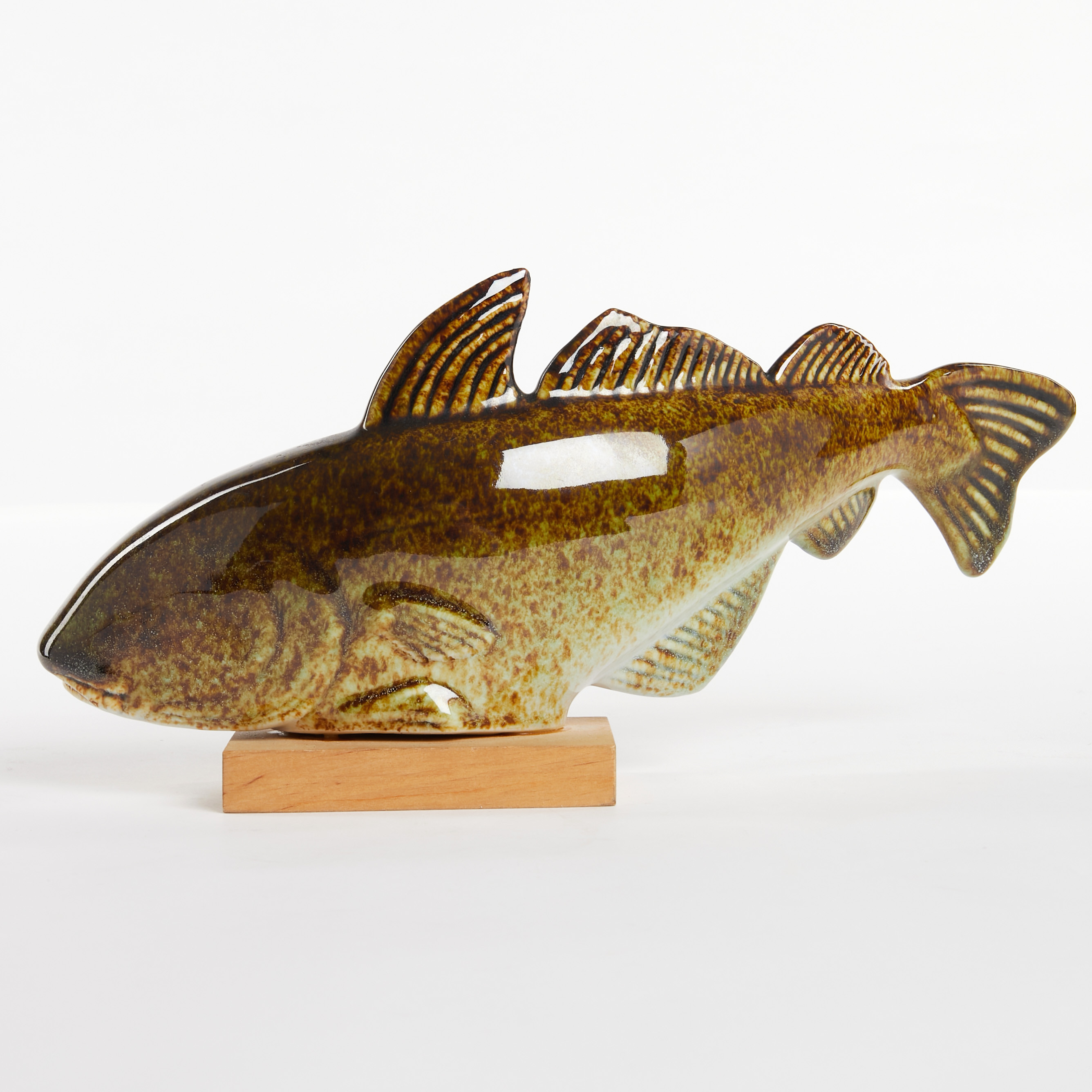 Figurine Poisson Sven Wejsfelt Gustavsberg - Céramique Unique, Suède, Vintage
