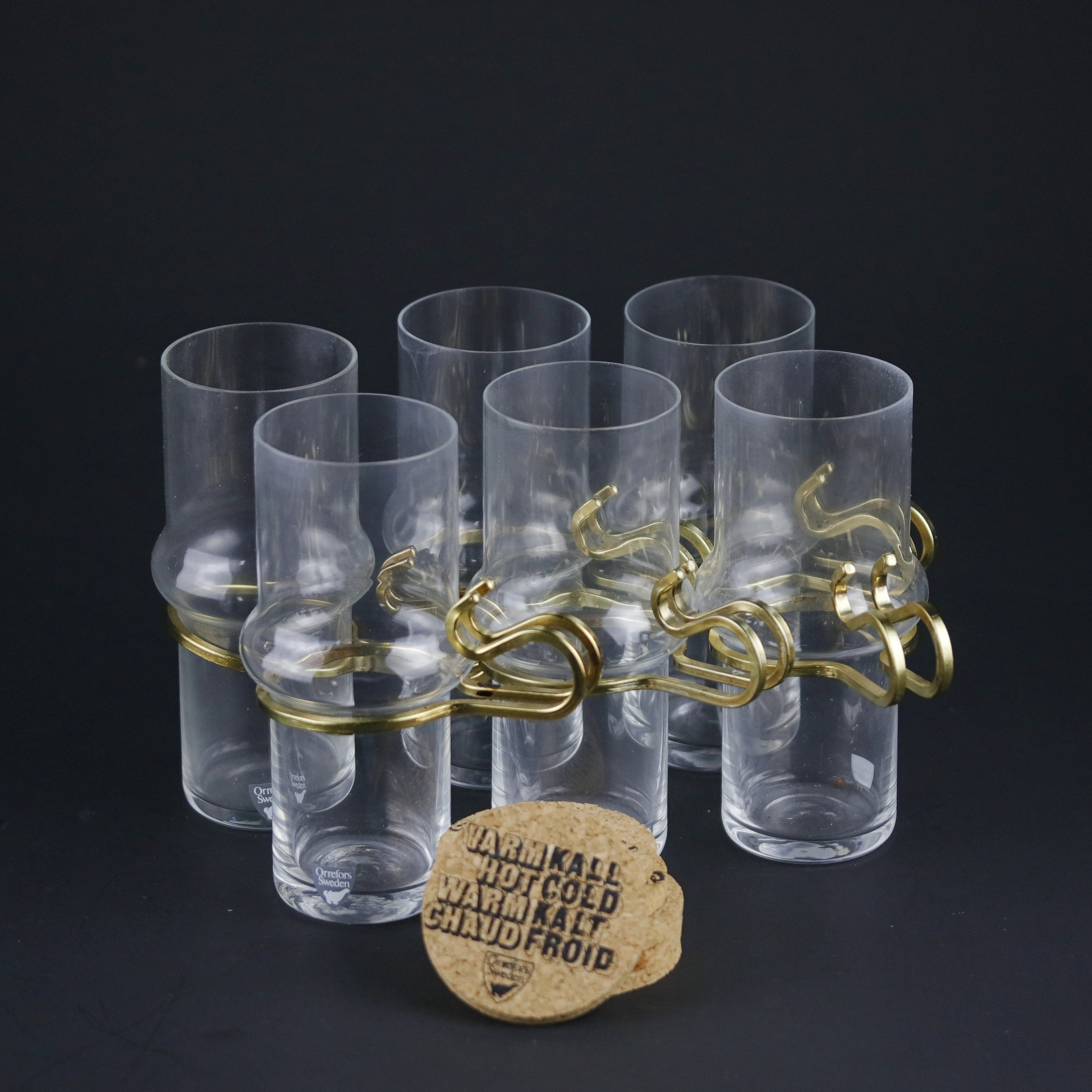 IRISH COFFEEGLAS, 6 st. "Hot and Cold", Lindau & Lindekrantz, Orrefors