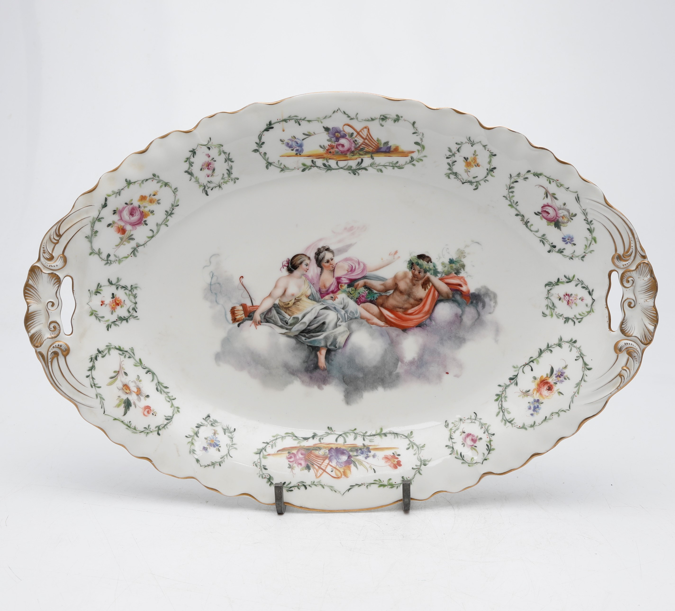 Limoges porcelain platter, early decades of the 20th Century. Barnebys