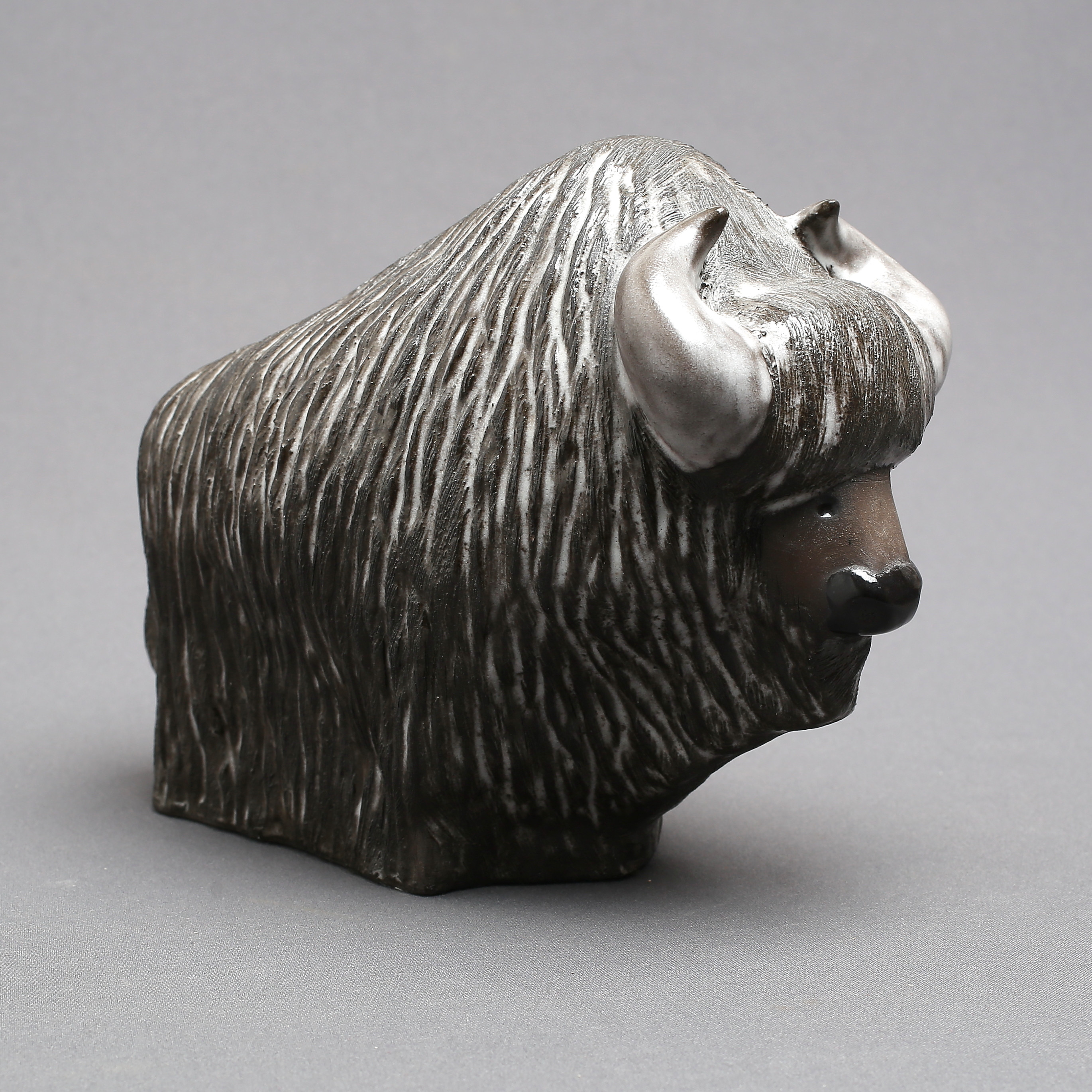 Upsala Ekeby Goran Andersson Bison 置物 Goran Andersson Swedish Upsala Ekeby Company 1968 Bison