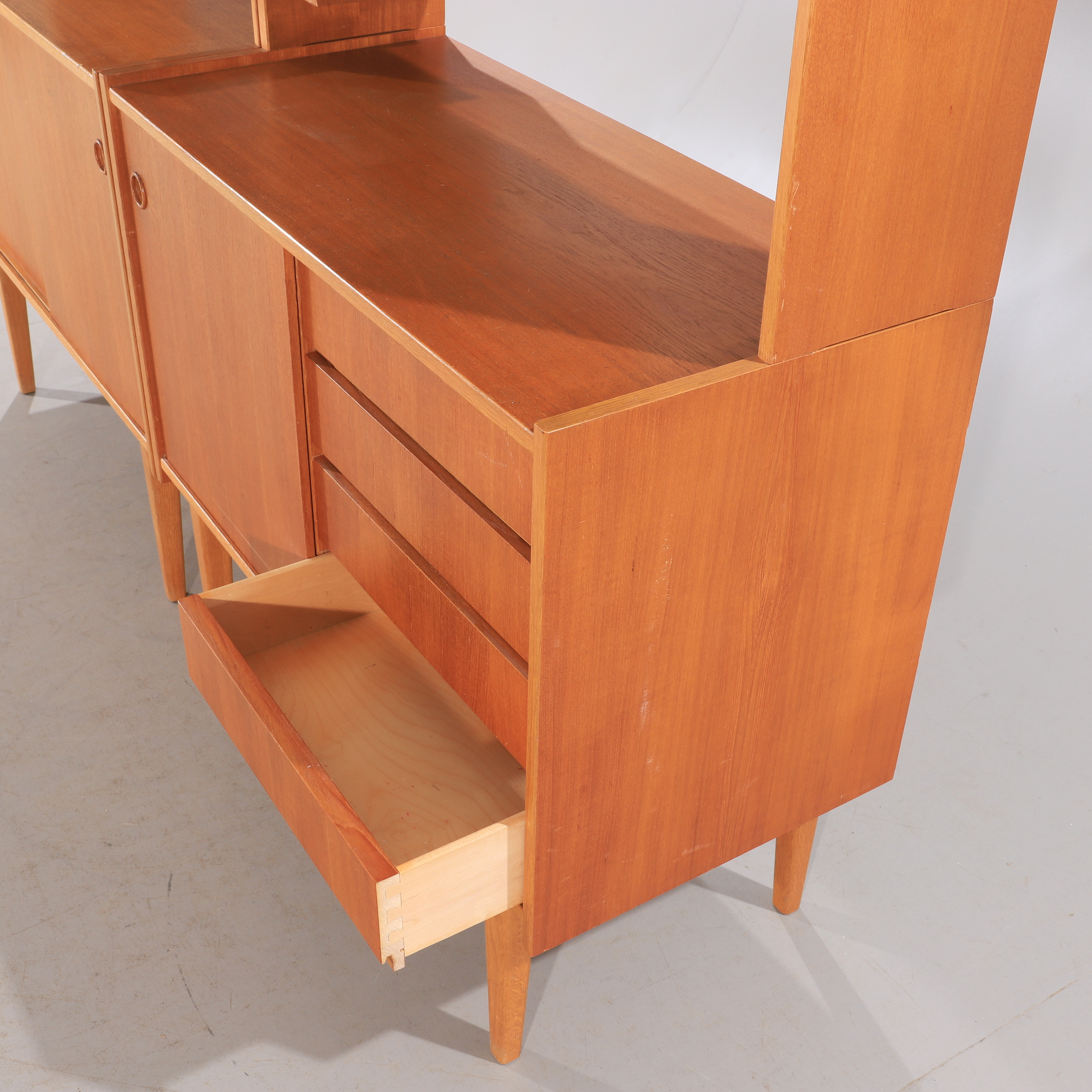 Images for 1983146. BOOK SHELF, 2 sections, teak / oak, mid 1900s