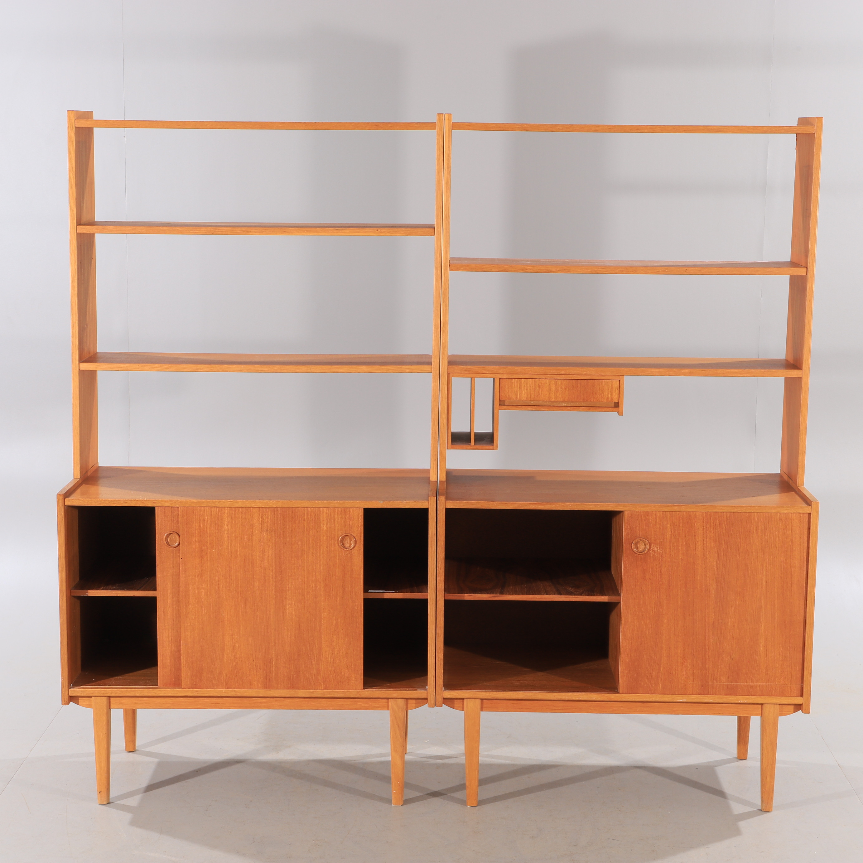 Images for 1983146. BOOK SHELF, 2 sections, teak / oak, mid 1900s