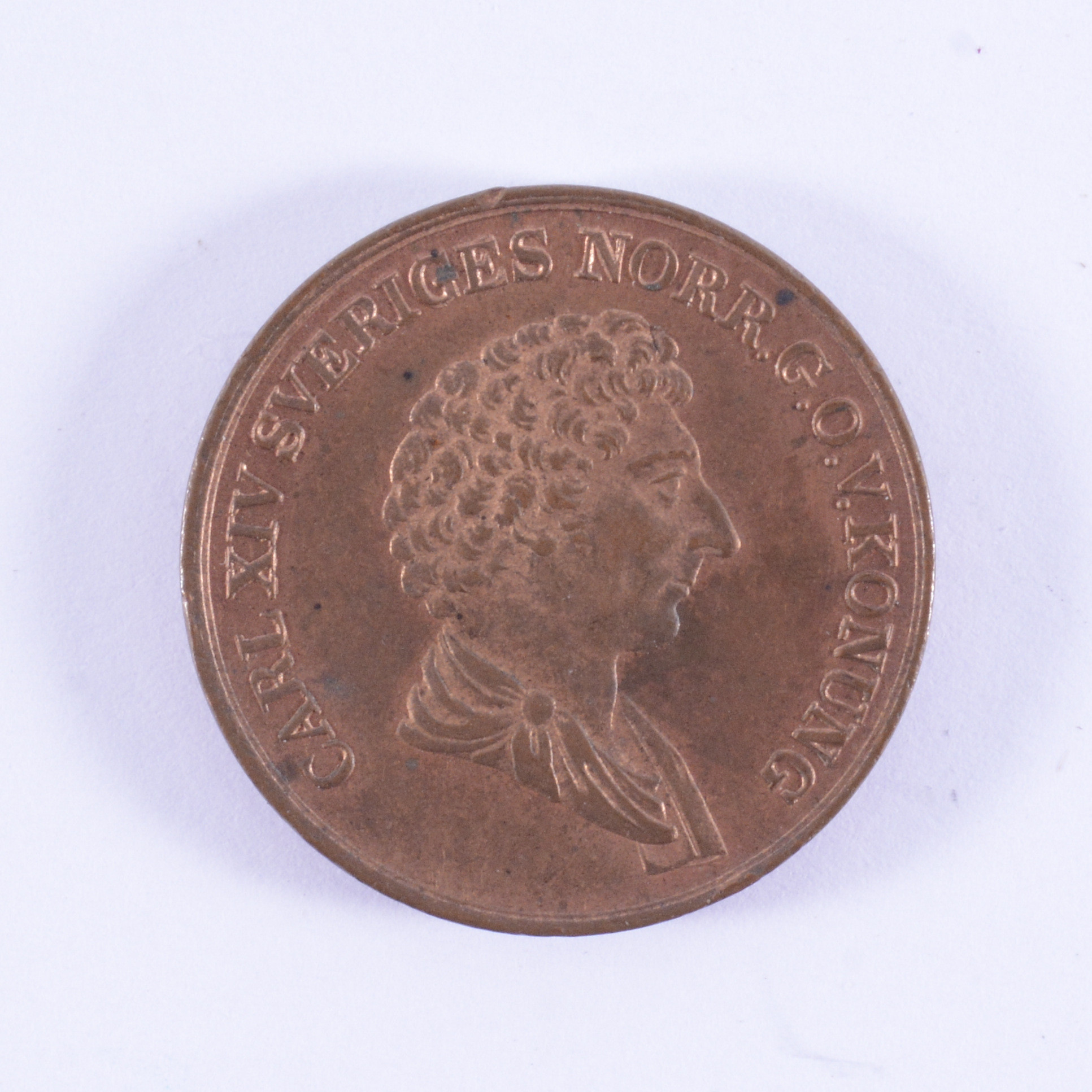 Images For 2002681 BRONZE COIN Karl XIV Johan 1 Skilling Banco 1838 