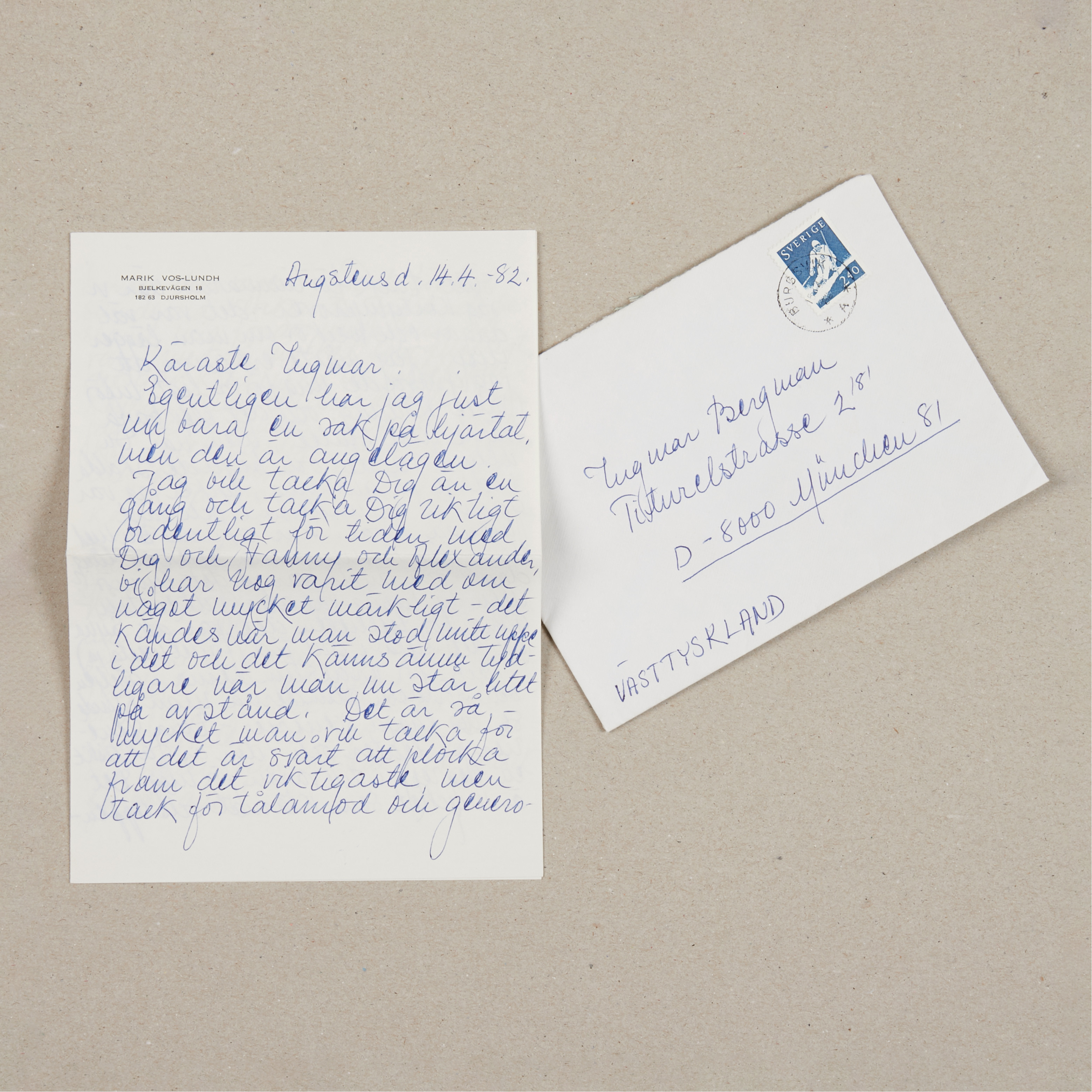 MARIK VOSLUNDH (19231994). INGMAR BERGMAN Fanny och Alexander