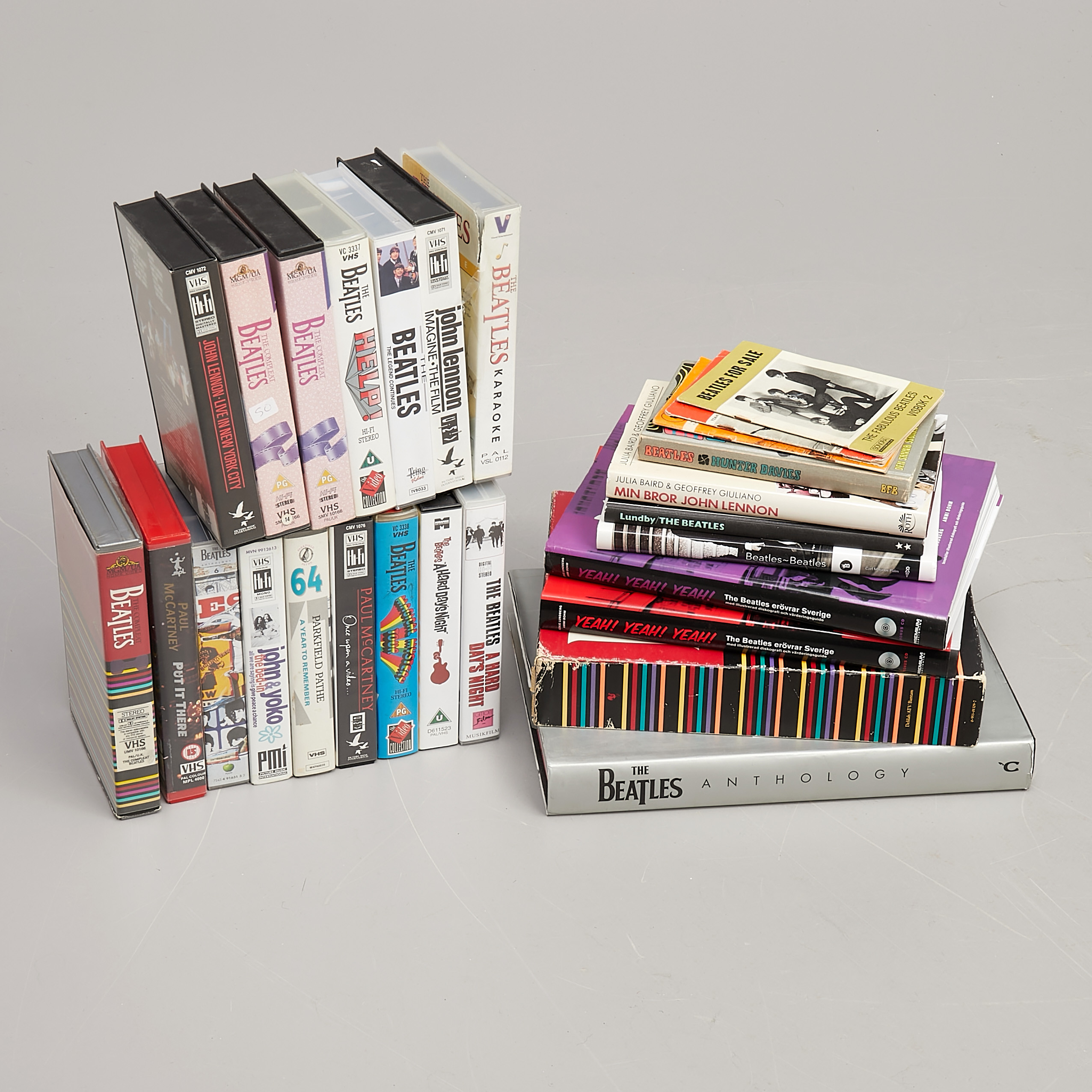 The Beatles 12 Volumes And Booklets 16 Vhs Movies Books Maps Manuscripts Books Auctionet The Beatles 12 Volumes And Booklets 16 Vhs Movies Books Maps Manuscripts Books Auctionet