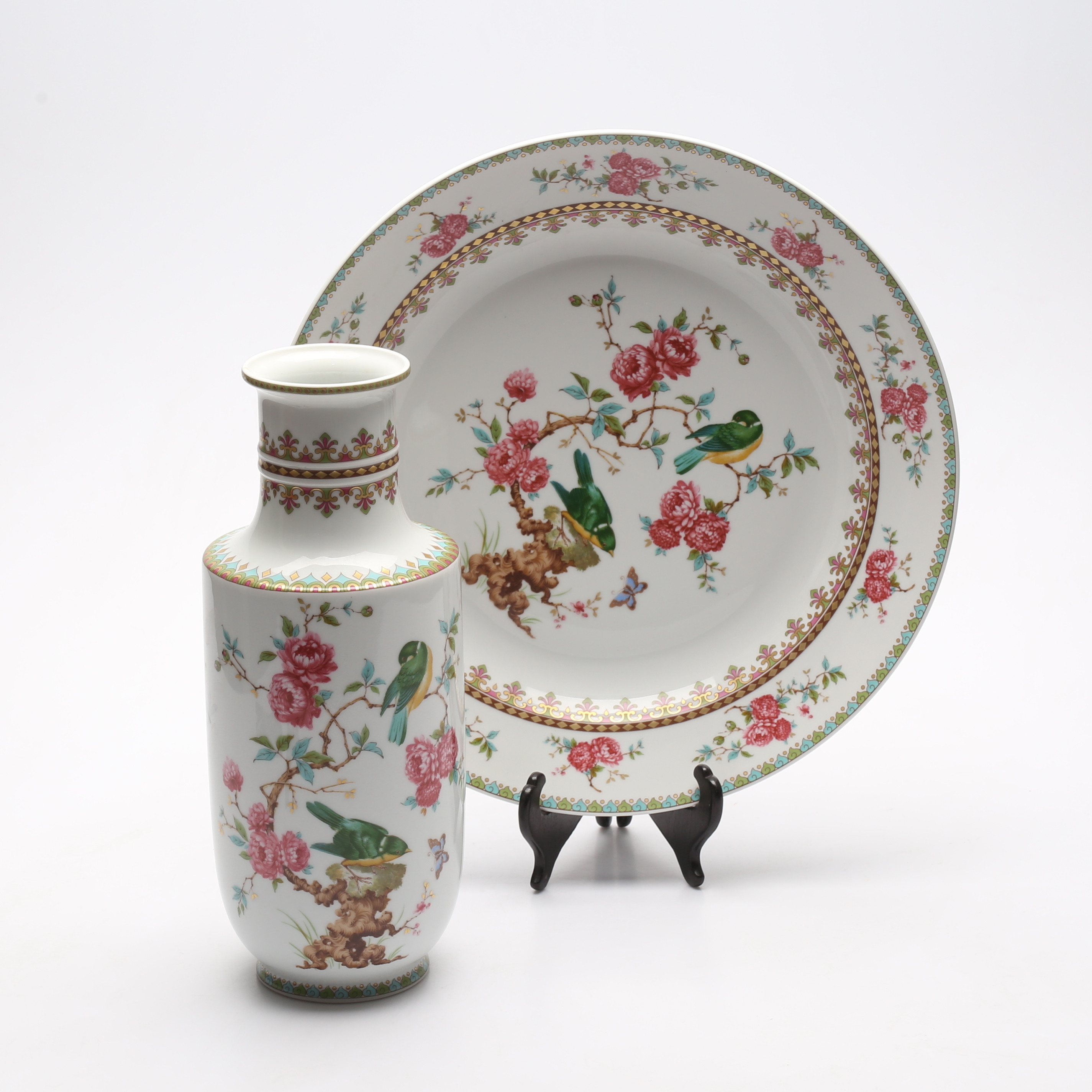 2056028. Maljakko ja astia, posliini, "Taiwan", Kaiser, Saksa. kuvat