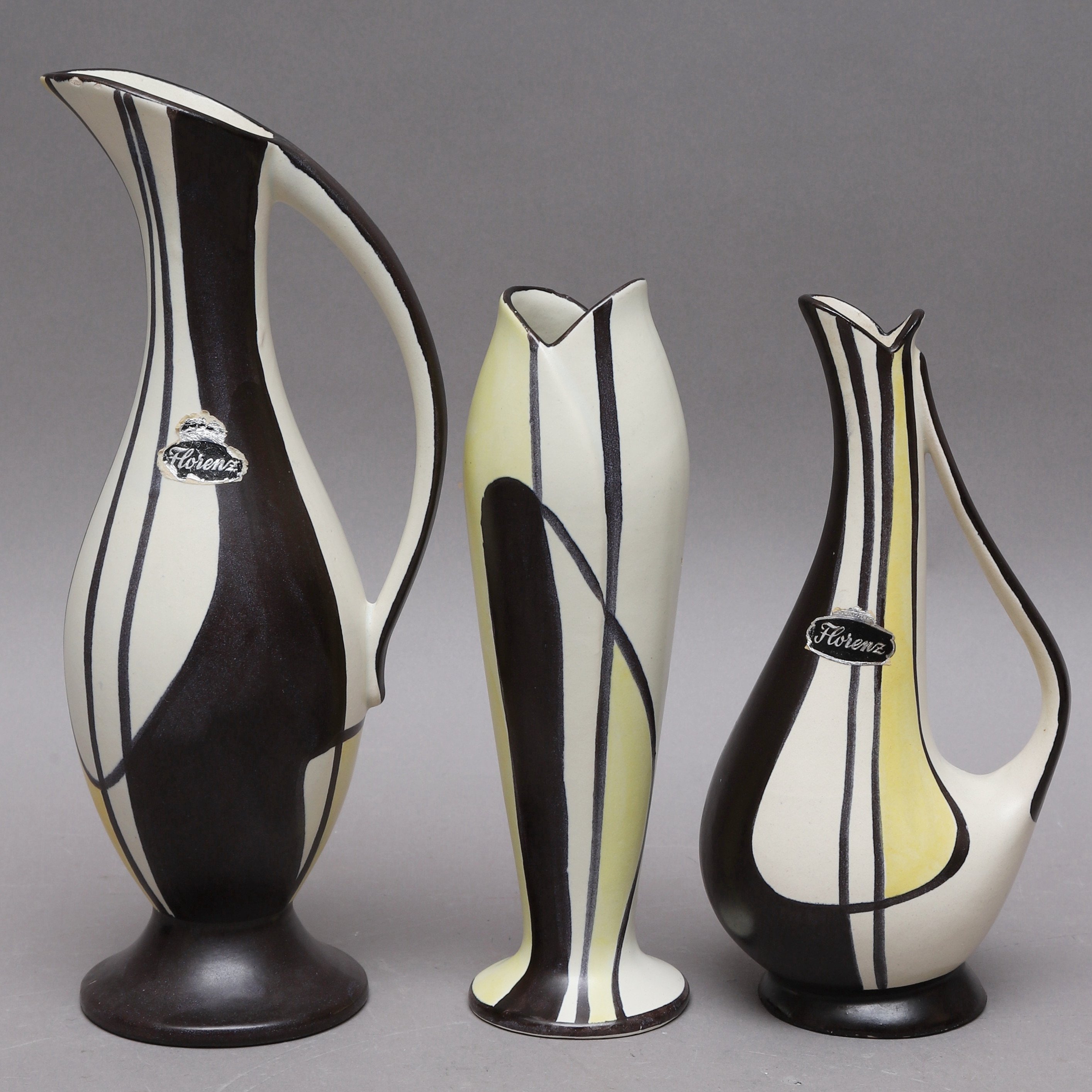 VASER, 3 st, keramik, Florenz, Tyskland. | Barnebys