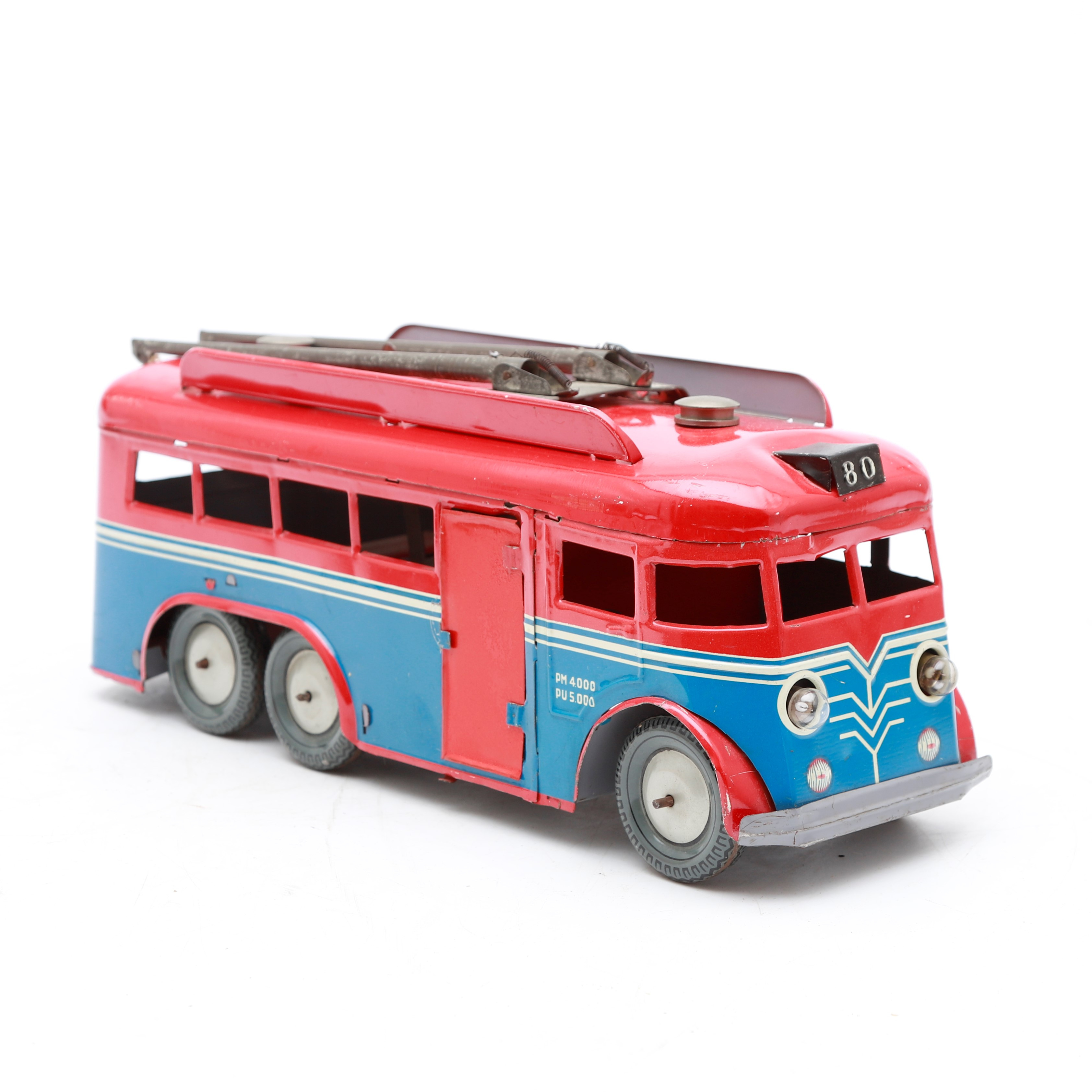 Ancien Trolleybus Joustra – Véhicule Tôle France – Vintage Collection