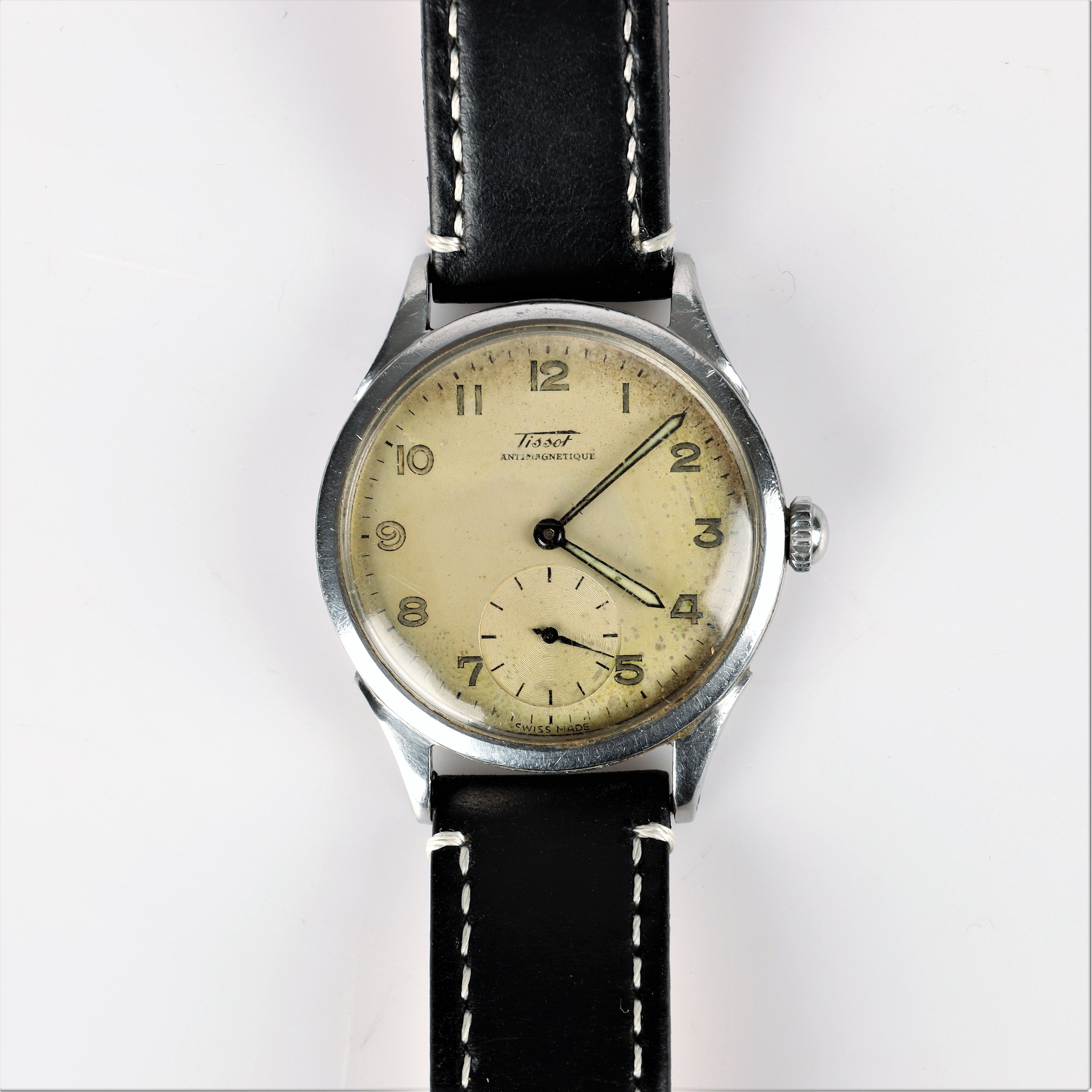 Wristwatch TISSOT ANTIMAGNETIQUE JUMBO, 1951. Clocks \u0026 Watches -  Wristwatches - Auctionet