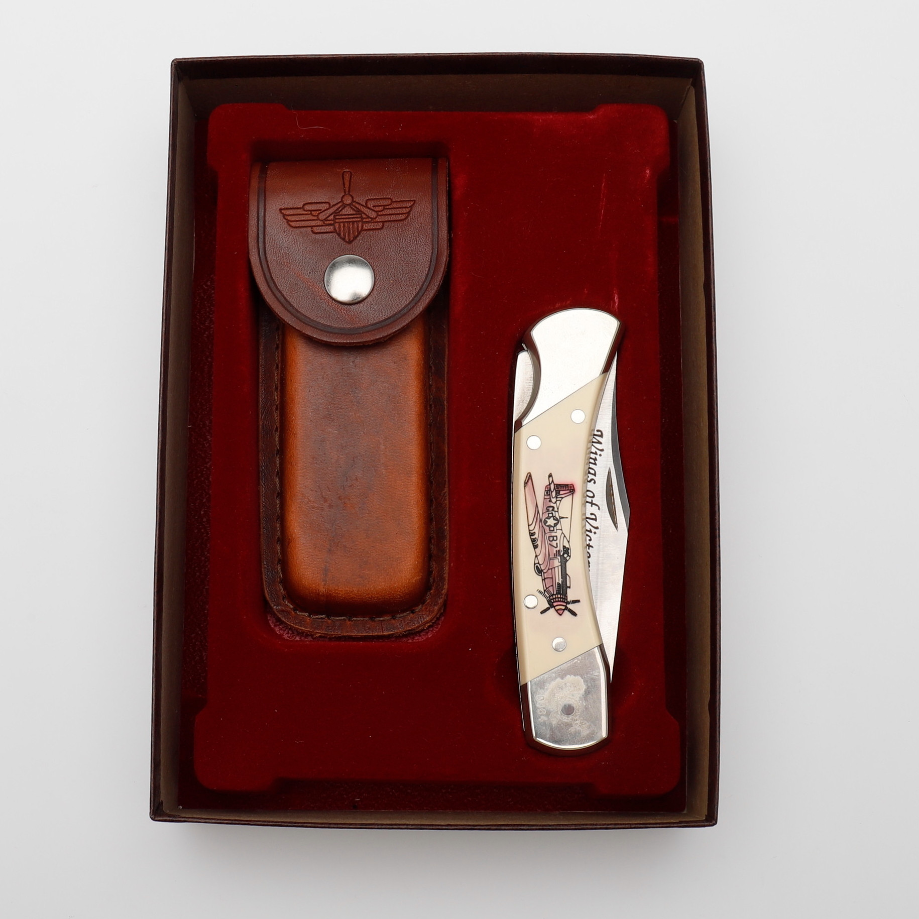 Images for 2097910. FALLING KNIVES, 3 PCS, SCHRADE CUTLERY. "Great