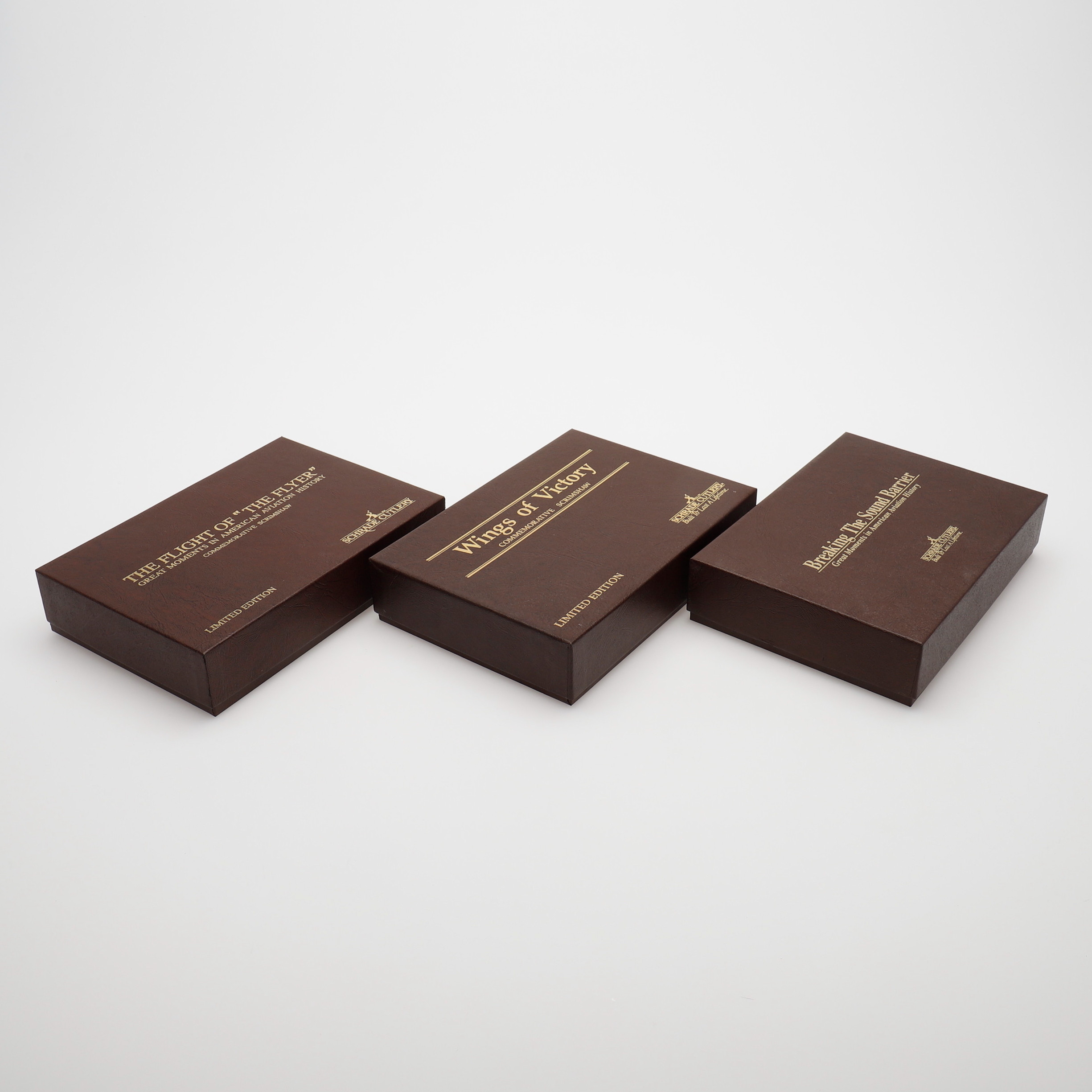 Images for 2097910. FALLING KNIVES, 3 PCS, SCHRADE CUTLERY. "Great