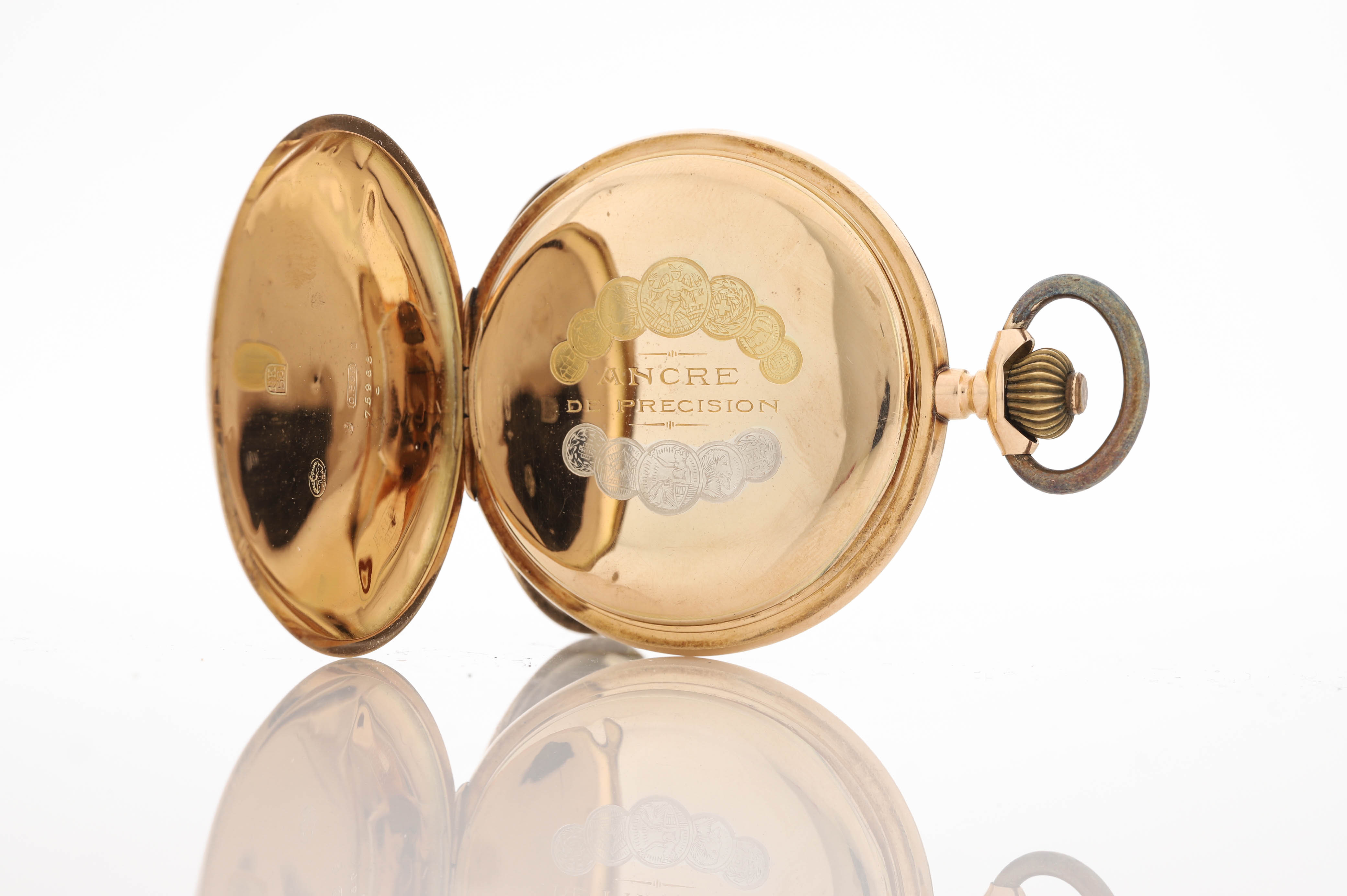 Images for 2114335. POCKET SCHWEIZ, 14K gold, manual commission, first