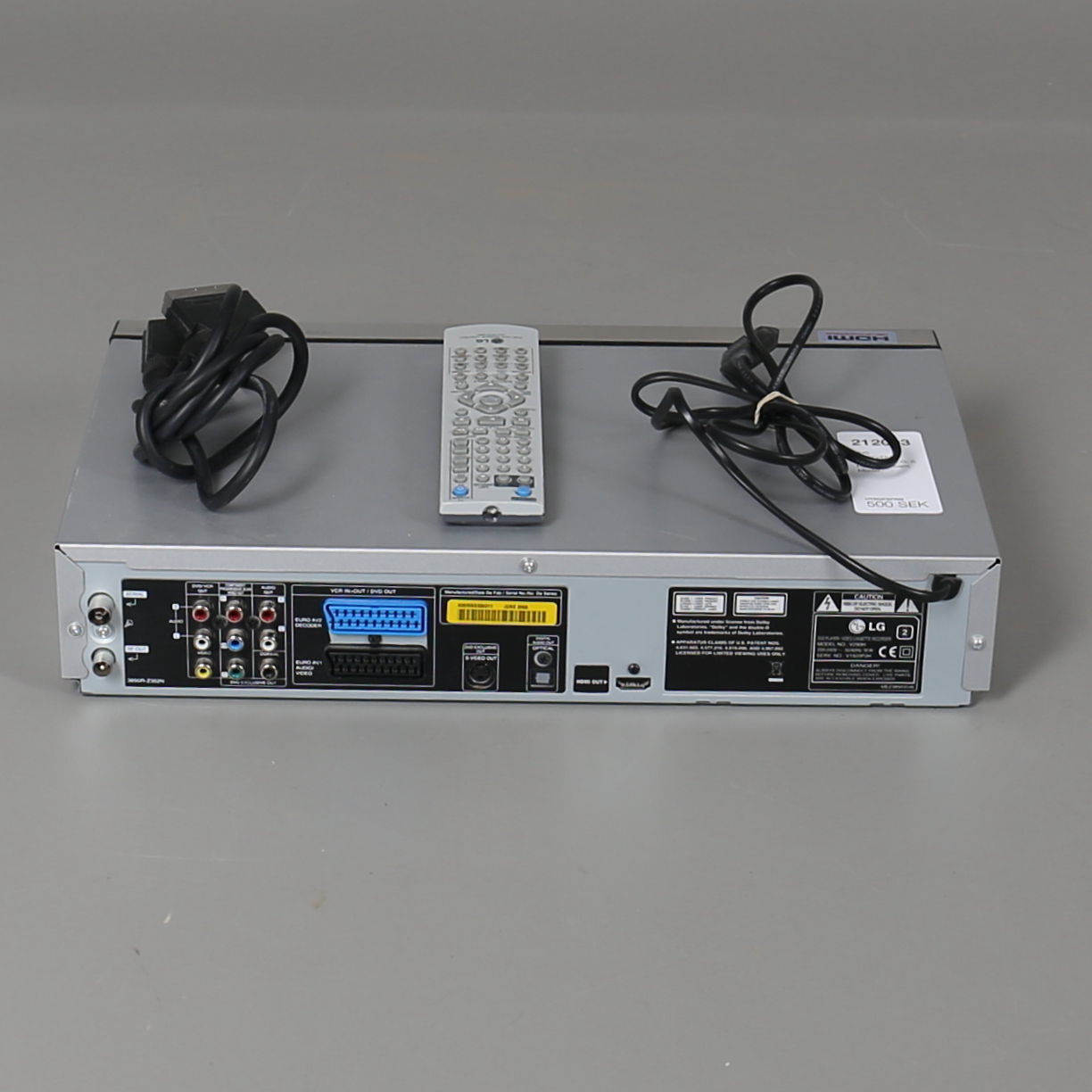 Images for 212093. VHS VIDEO / DVD PLAYER. LG. 6 HD HiFi