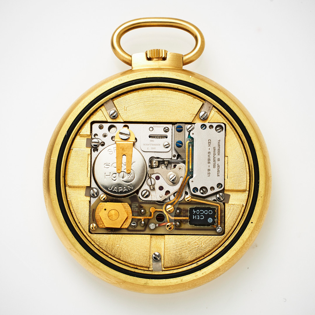 Images for 2144730. IWC, pocket watch, 18k gold, circa 1971.
