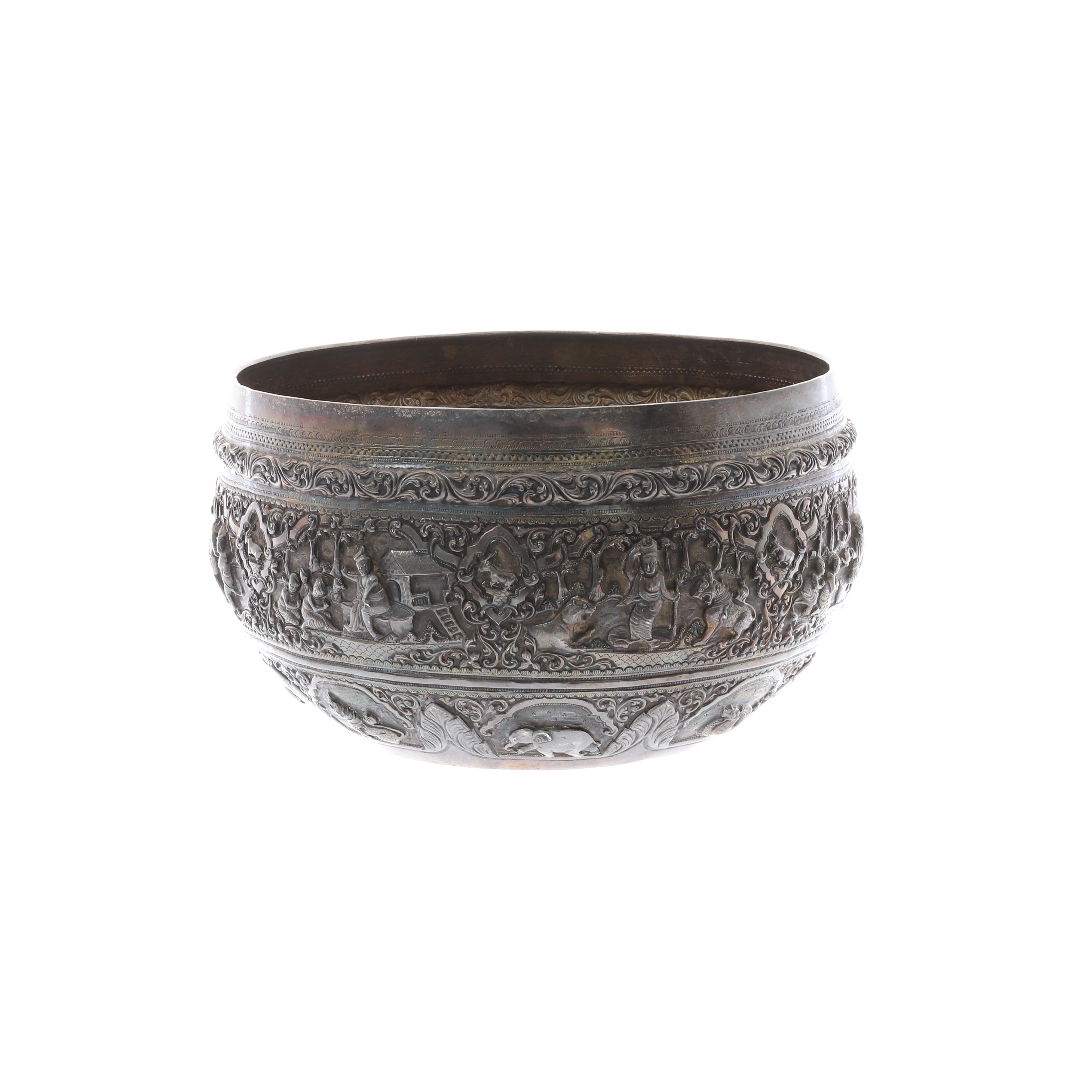 Images for 2150811. A BURMESE STERLING SILVER RICE BOWL, EARLY 20TH ...
