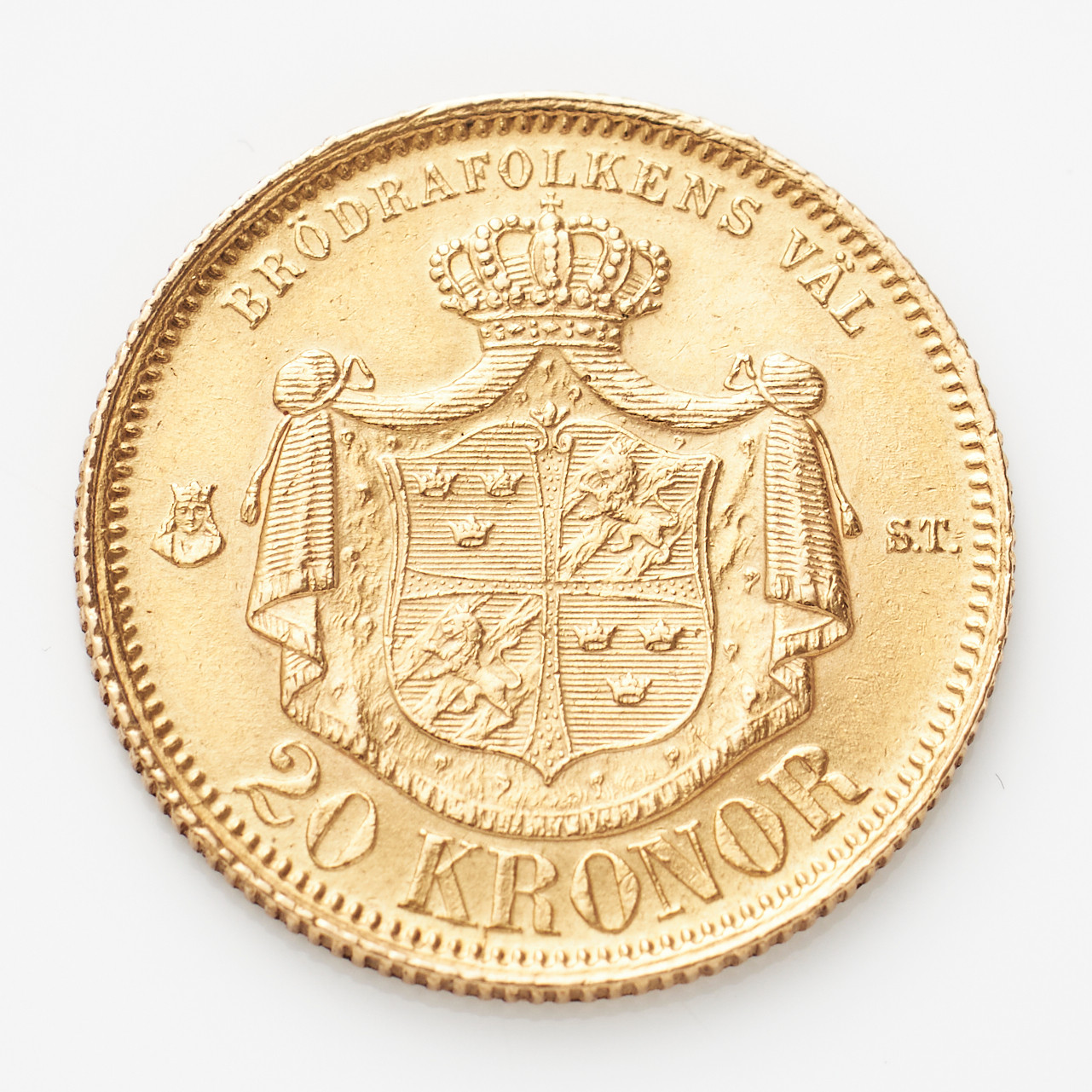 Images For 2188749 COIN 21 6k Gold SEK 20 1874 Oscar II King Of 