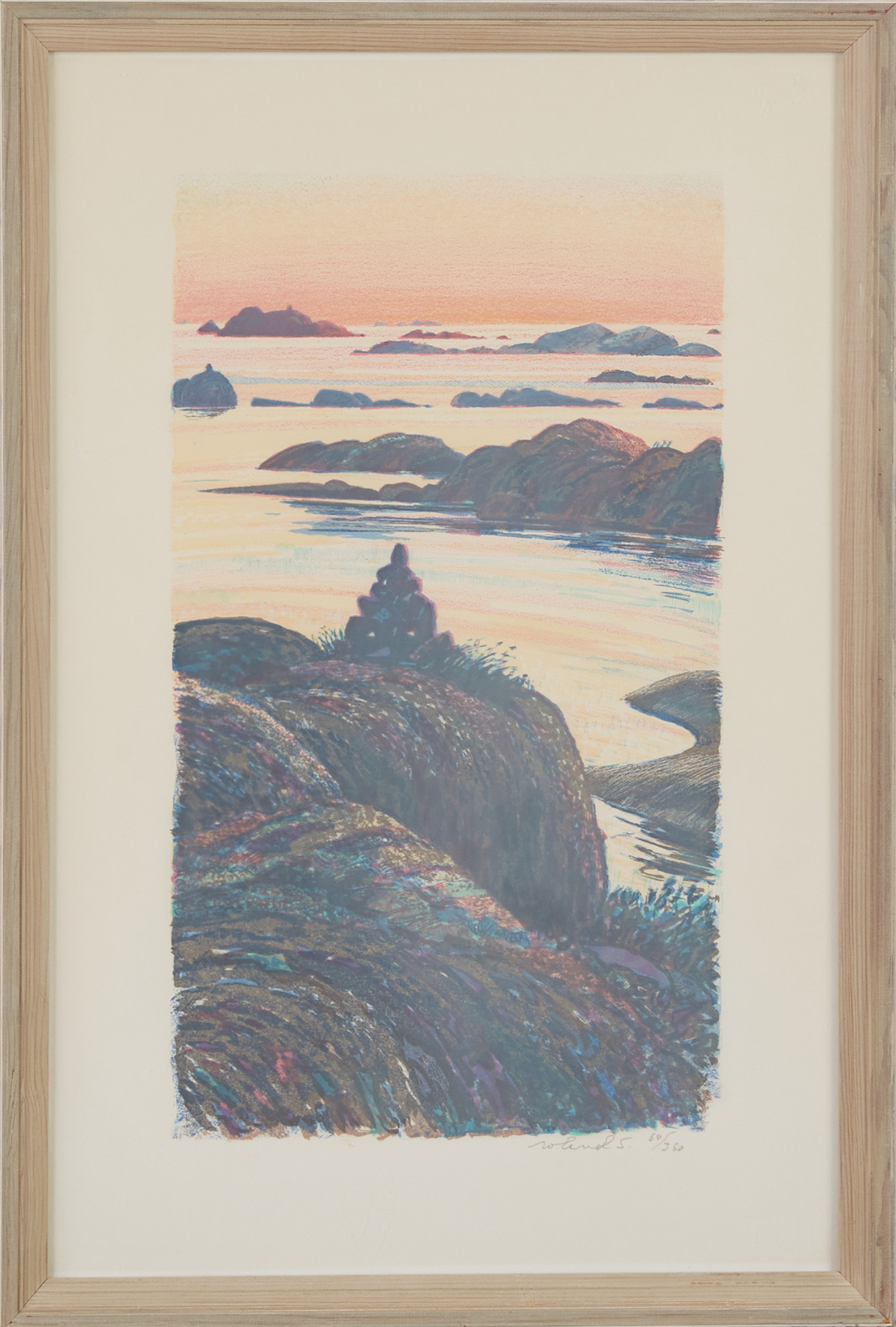 Images for 2202391. ROLAND SVENSSON. Sunset in the outer archipelago