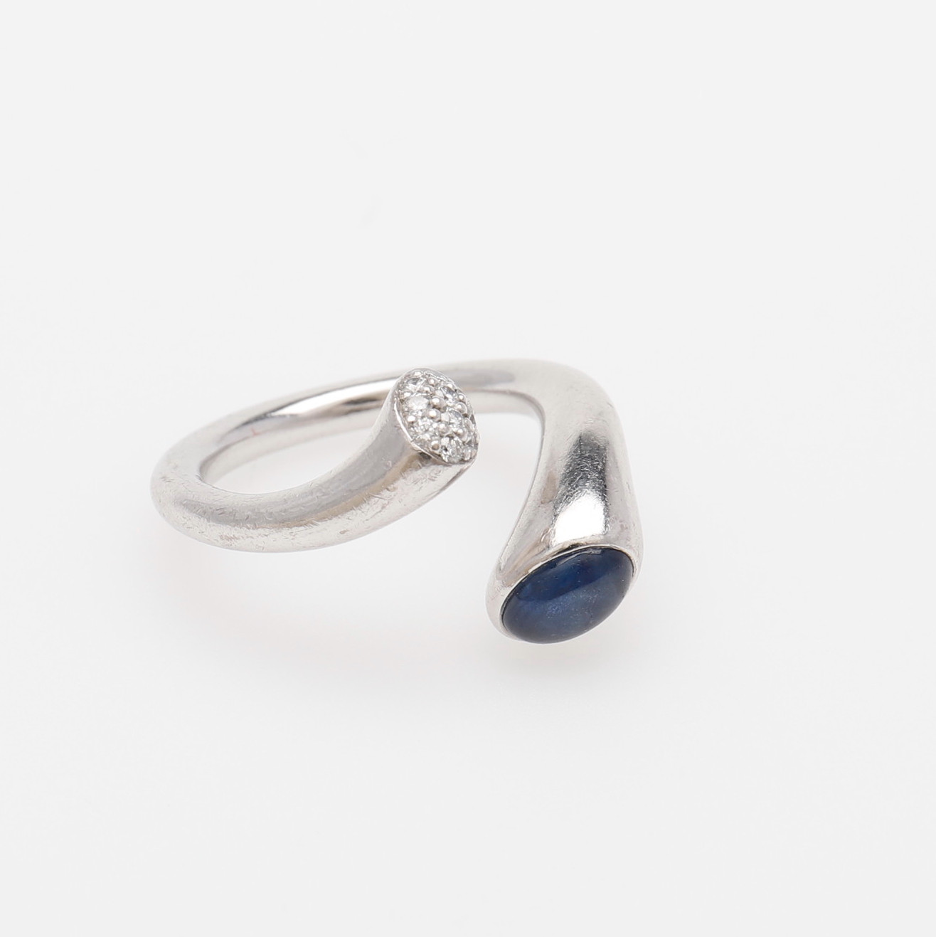 Georg Jensen Sterling Curve Ring 501A. Curve. Regitze Overgaard, NEW