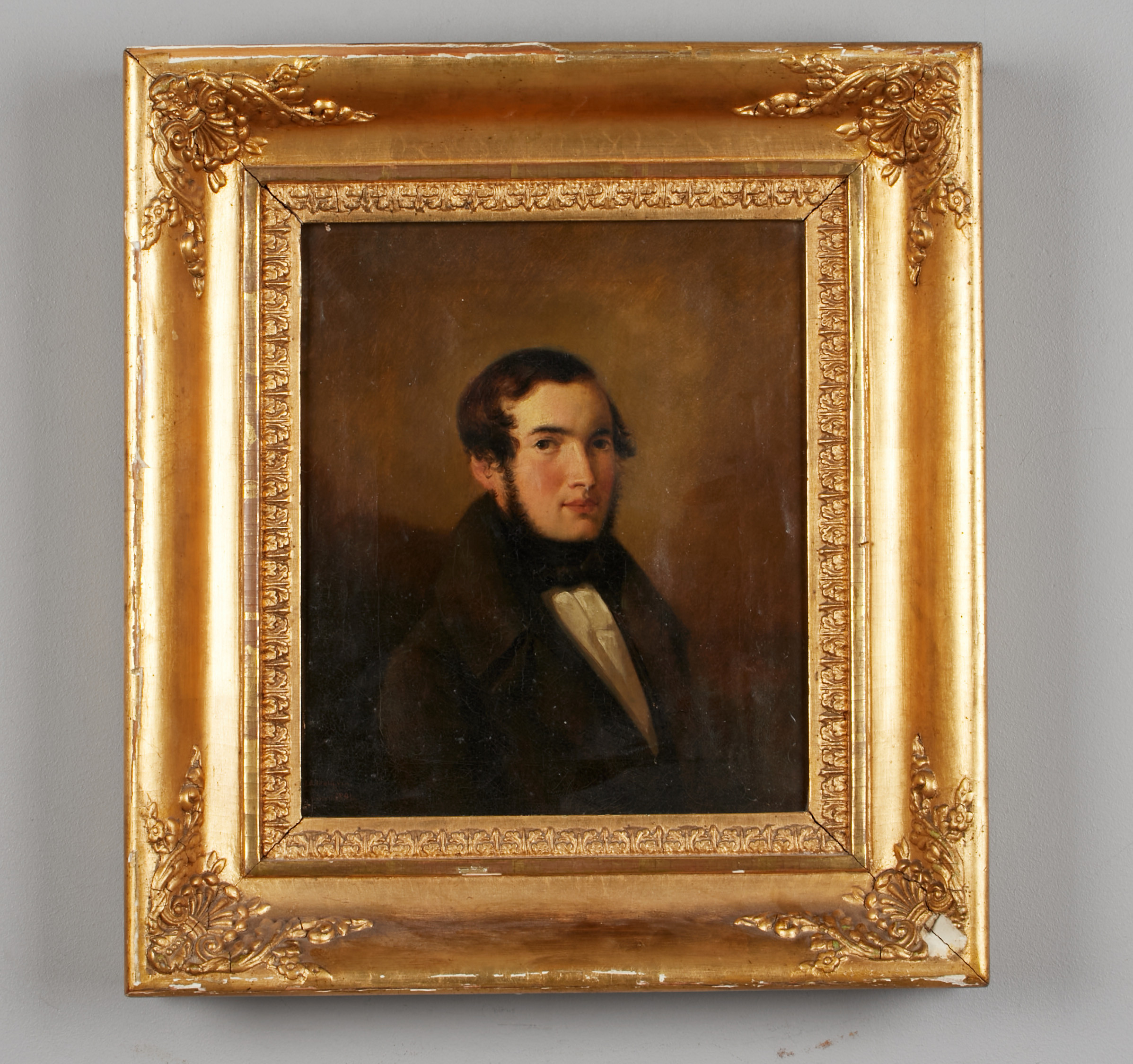 Images for 2216572. JOHAN A. HALLGREN (18091852). Portrait, oil on