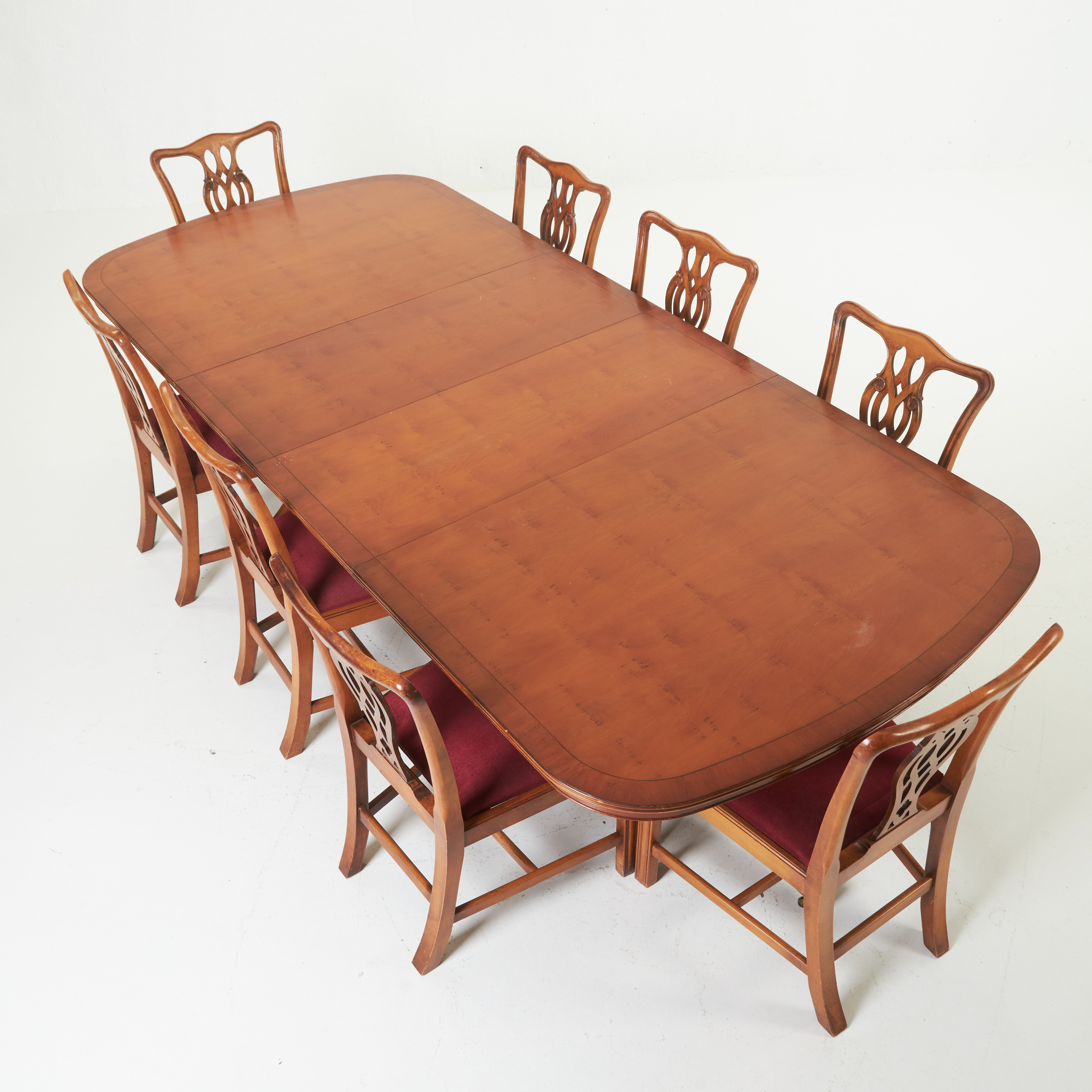 Images for 2217567. DINING TABLE & 8 CHAIRS, second half of the 20th