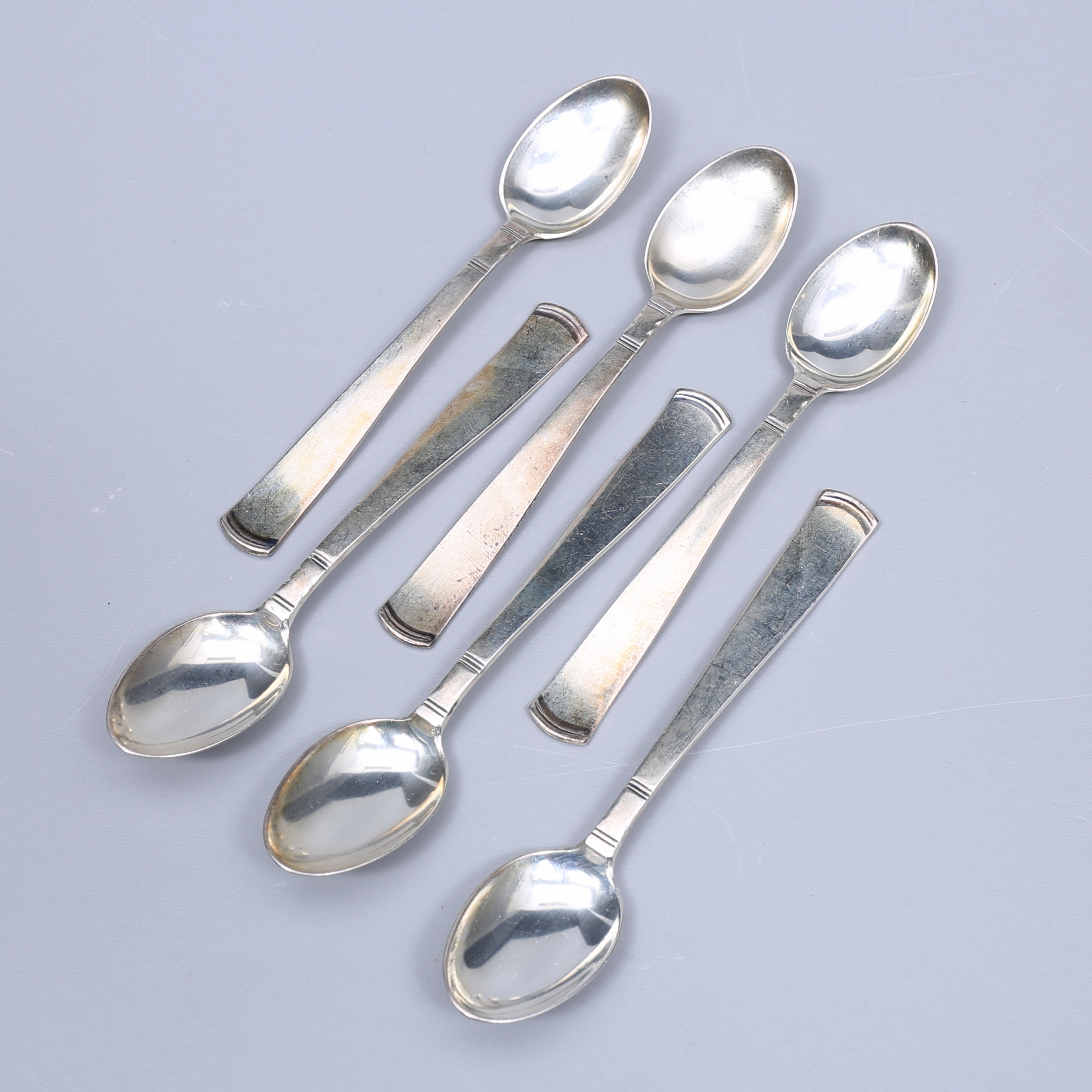 Images for 2228319. COFFEE SPOONS, 6 pcs, silver, 98 grams, Rosenholm, GAB, 1960s.